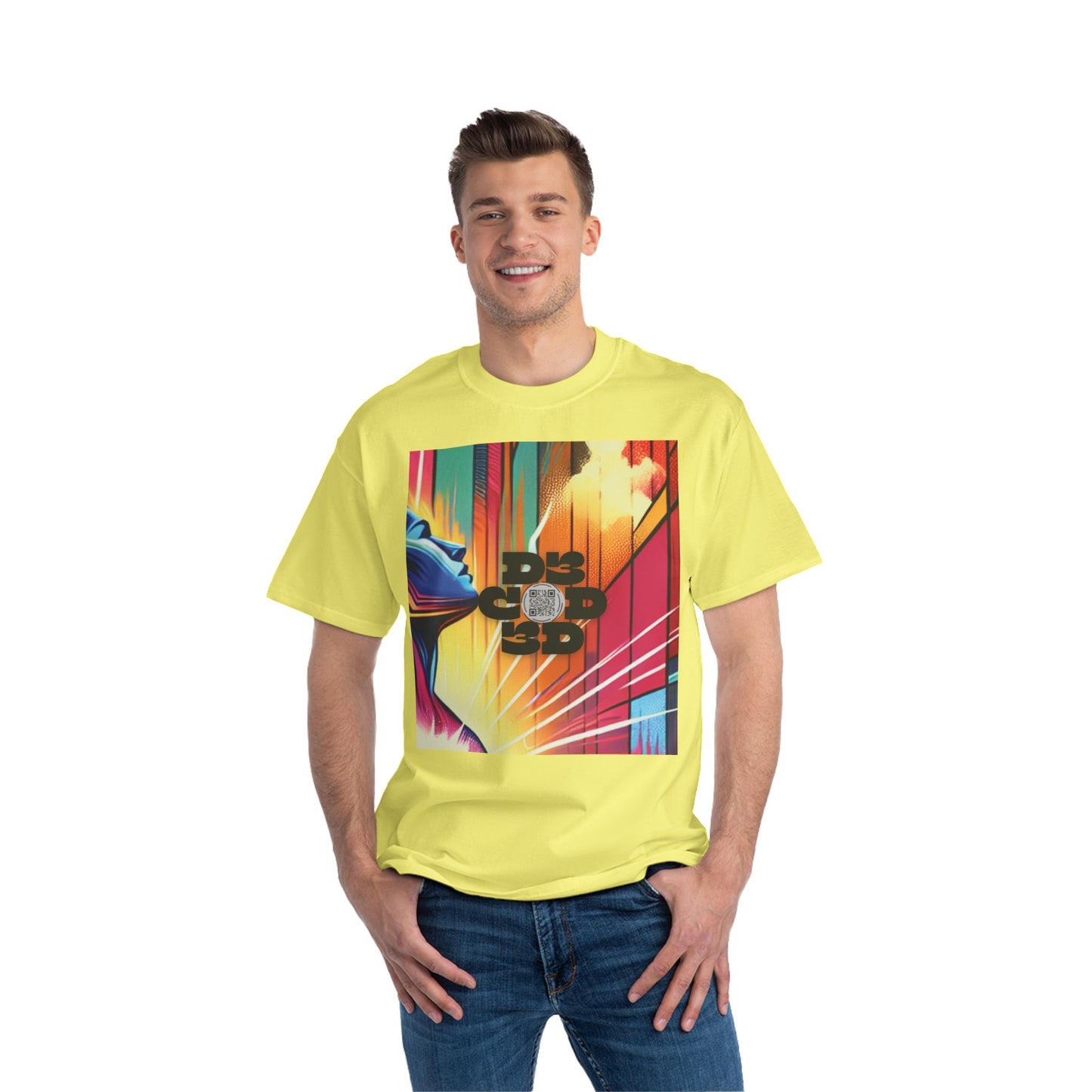 ENCODED | YOU HOLD THE POWER Unisex Beefy-T® Short-Sleeve T-Shirt