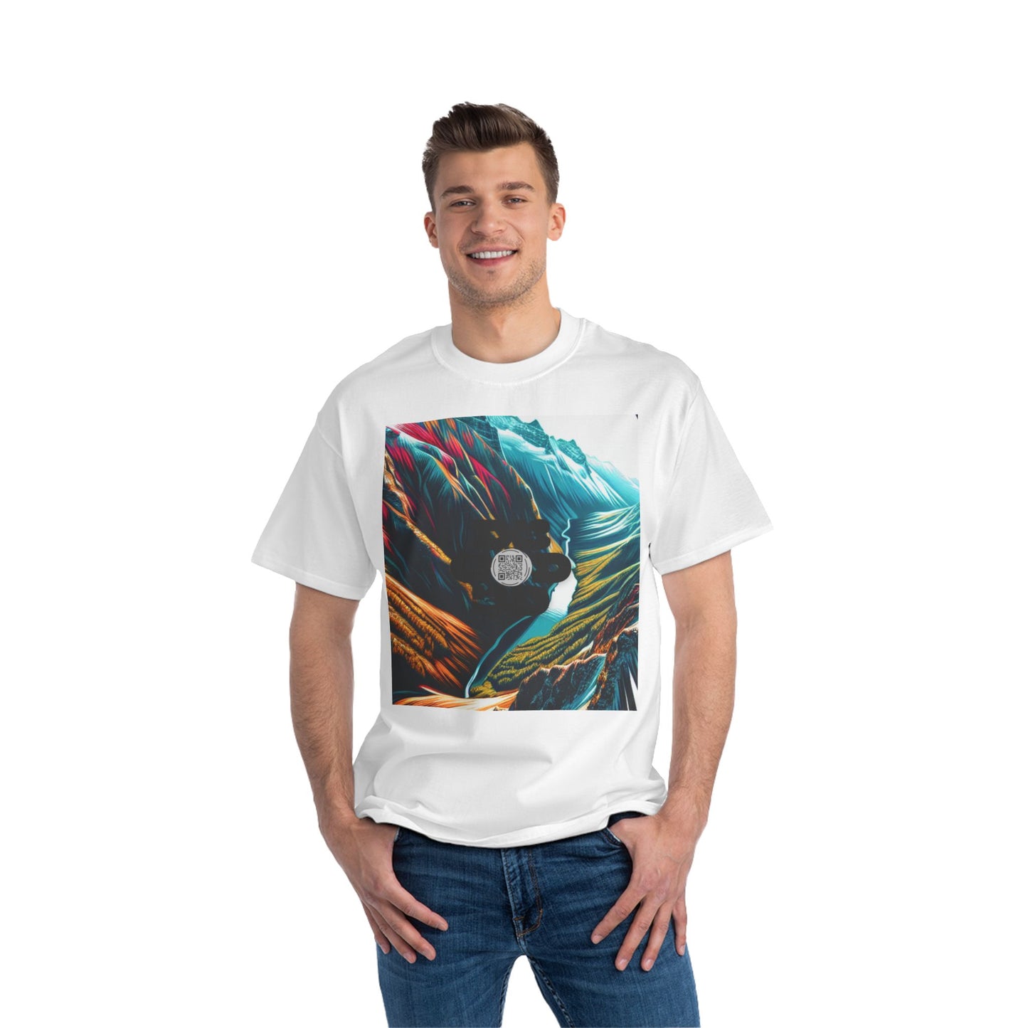 ENCODED | GO BEYOND Unisex Beefy-T® Short-Sleeve T-Shirt