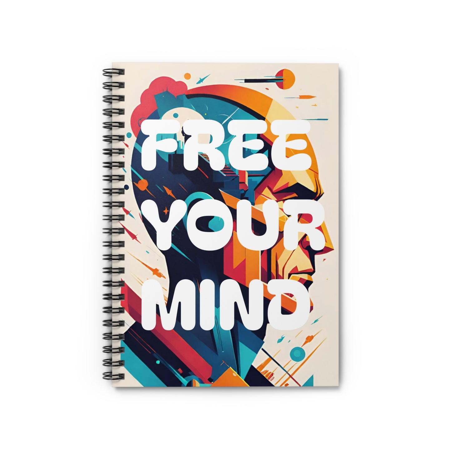 D3C0D3D | FREE YOUR MIND | SPIRAL NOTEBOOK