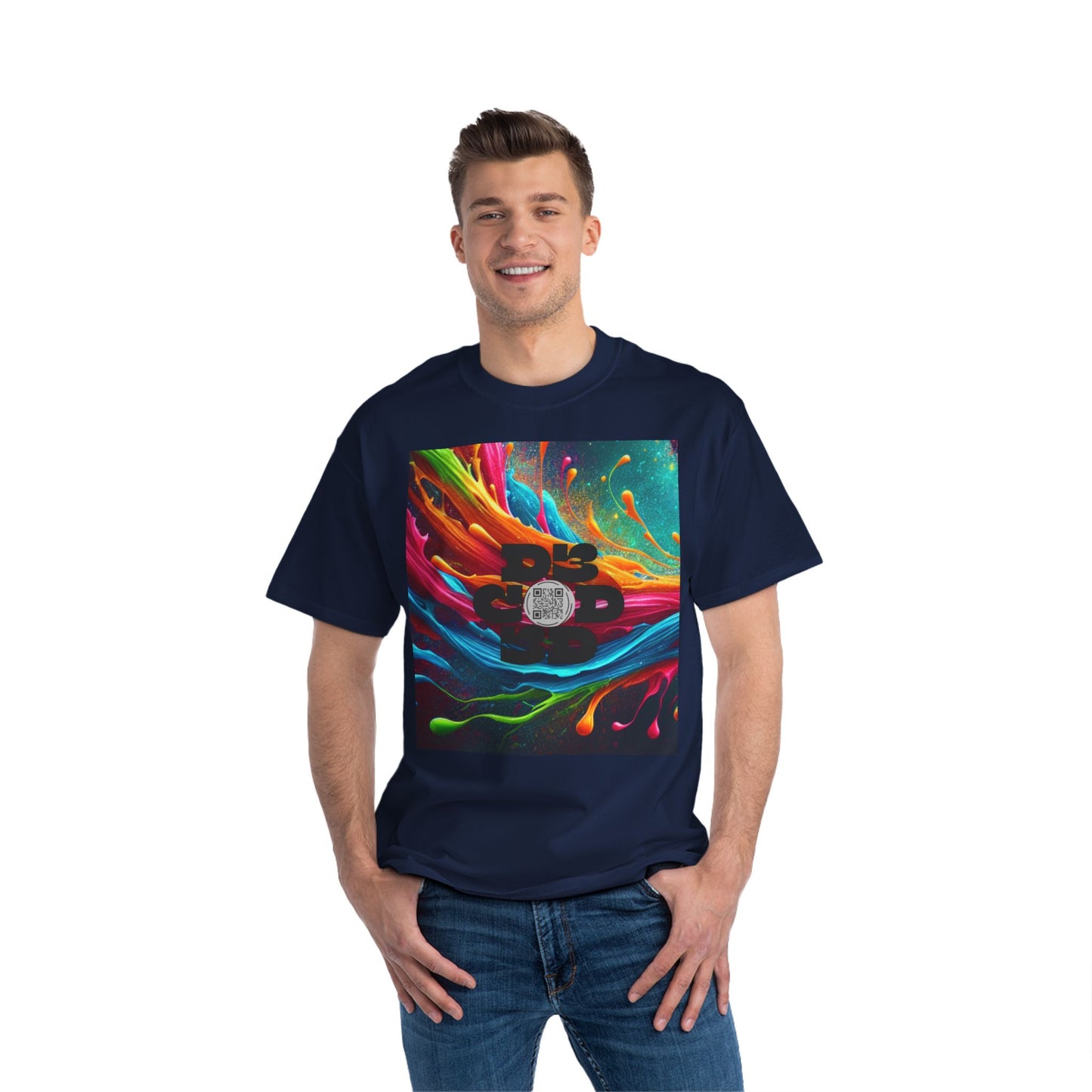 ENCODED | KEEP EVOLVING Unisex Beefy-T® short-sleeve T-shirt