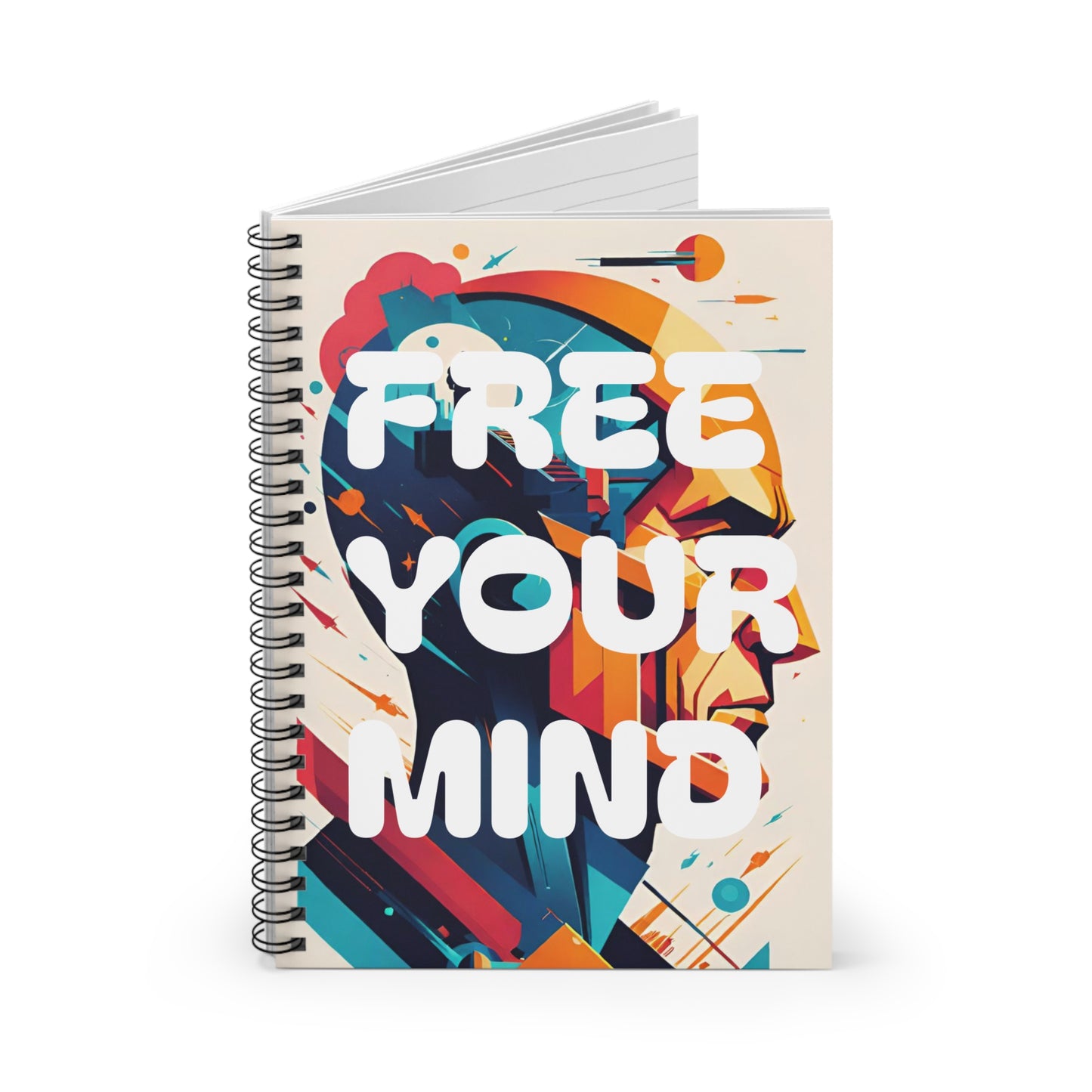 D3C0D3D | FREE YOUR MIND | SPIRAL NOTEBOOK