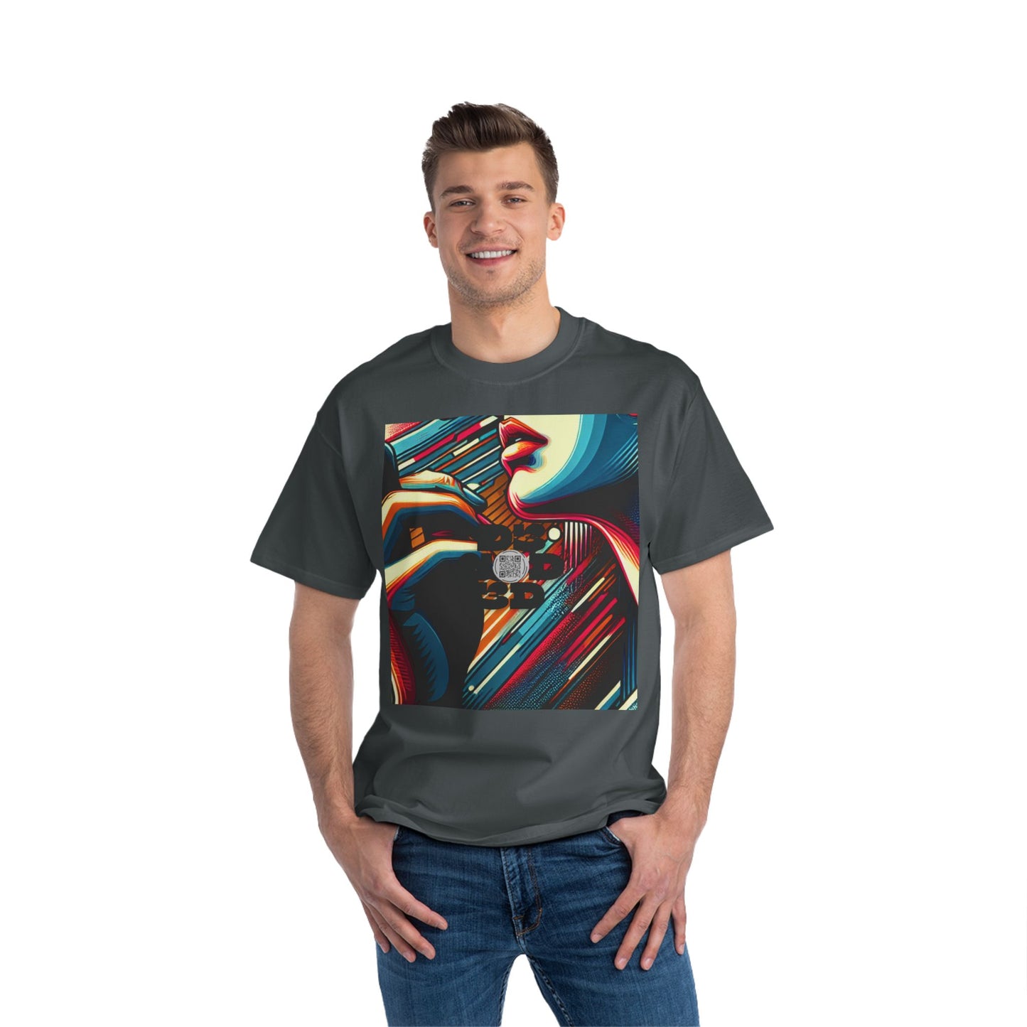 NO CODE | REALITY CHECK REQUIRED | Unisex Beefy-T® Short-Sleeve T-Shirt