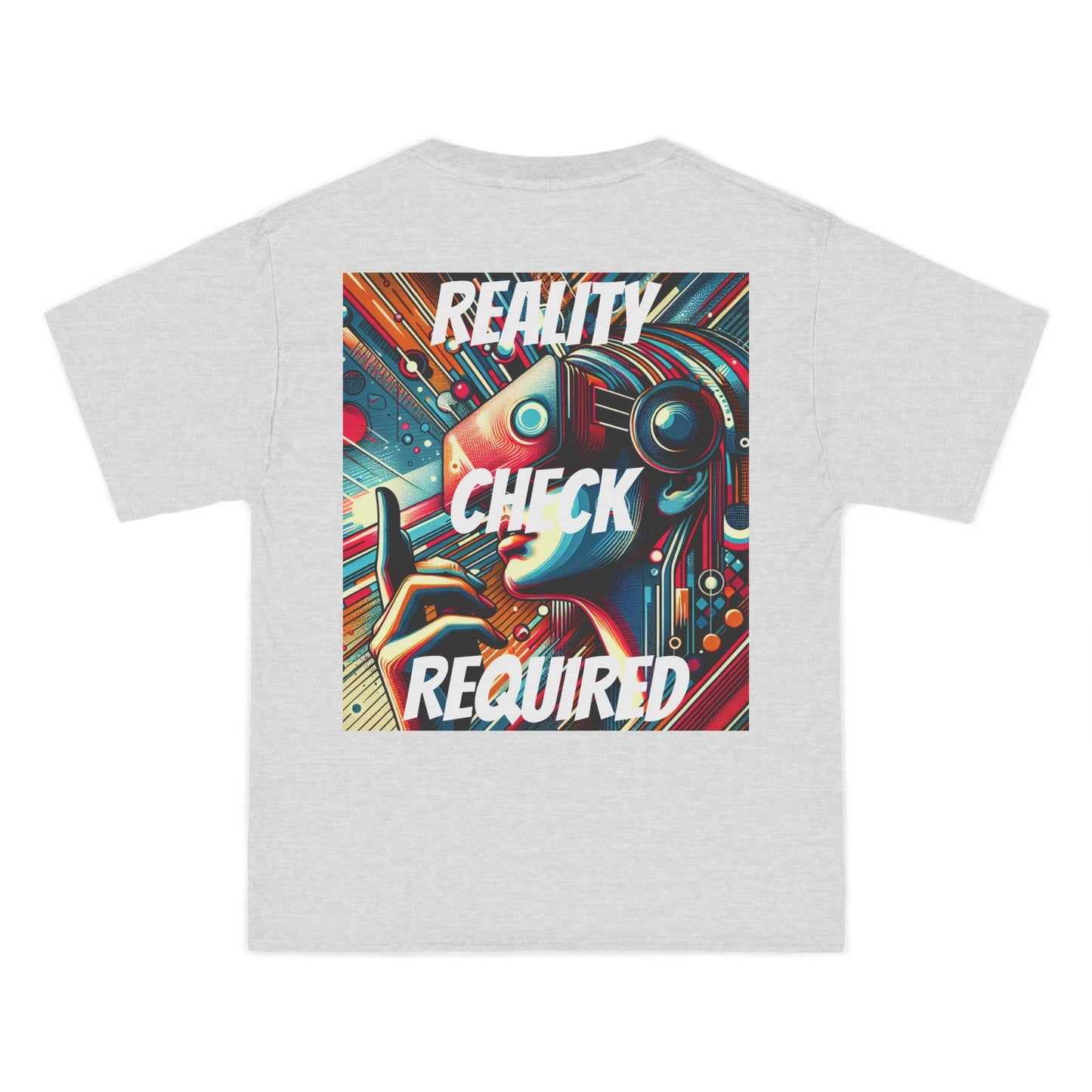 DECODED | REALITY CHECK REQUIRED | Unisex Beefy-T® Short-Sleeve T-Shirt