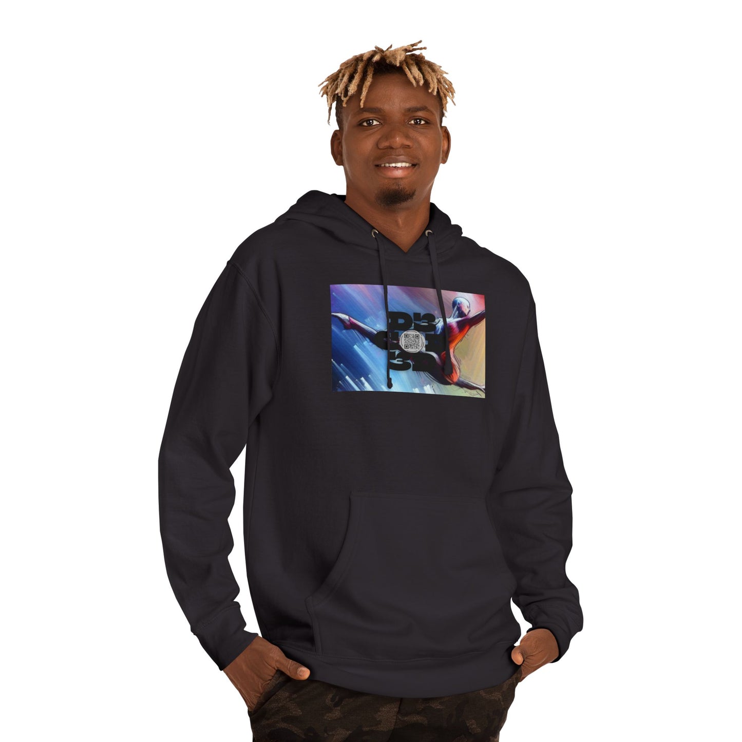 NO CODE | EXPRESS YOURSELF | Unisex Hooded Sweatshirt