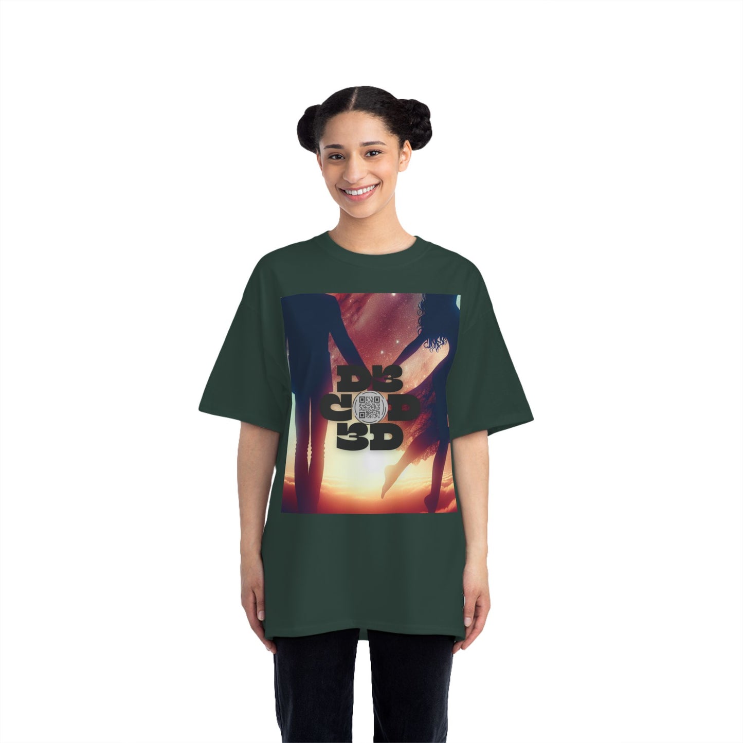 ENCODED | LOVE AND BE LOVED Unisex Beefy-T® short-sleeve T-shirt