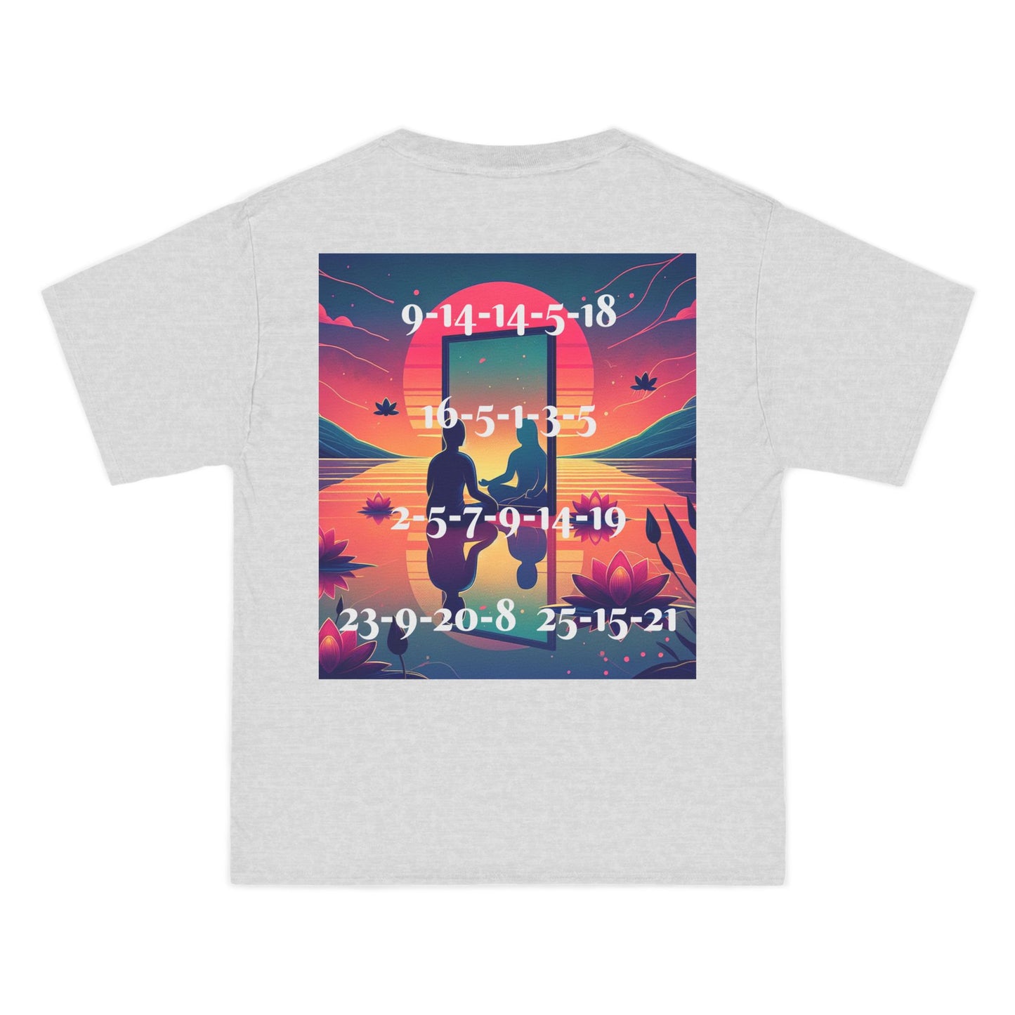 ENCODED | INNER PEACE BEGINS WITH YOU Unisex Beefy-T® short-sleeve T-shirt
