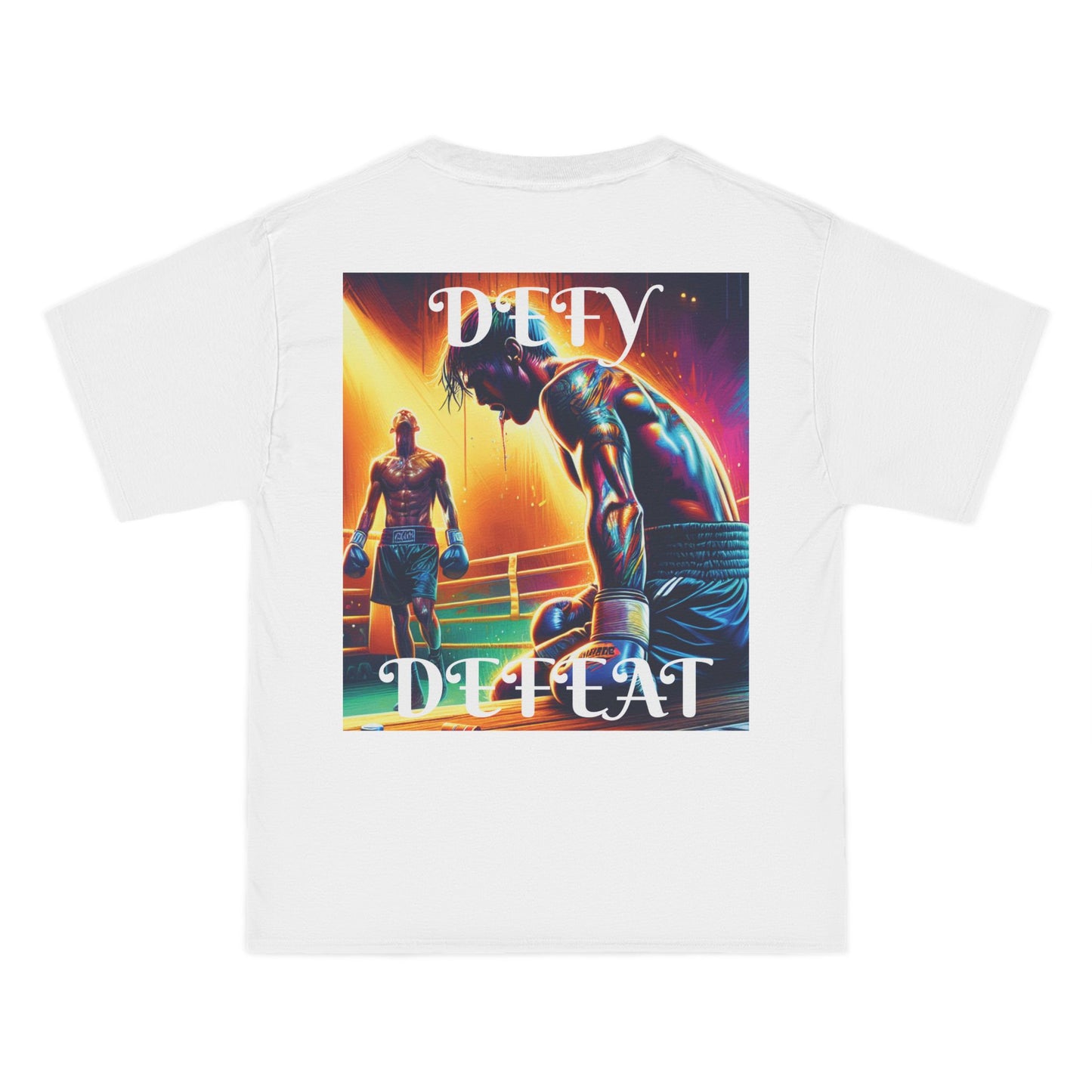 DECODED | DEFY DEFEAT | Unisex Beefy-T® Short-Sleeve T-Shirt