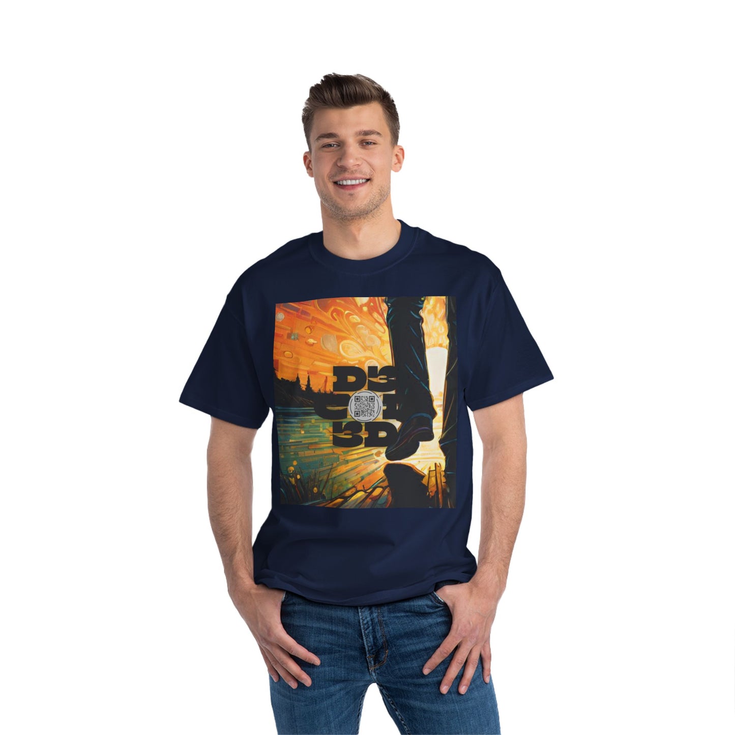 ENCODED | KEEP GOING Unisex Beefy-T® short-sleeve T-shirt