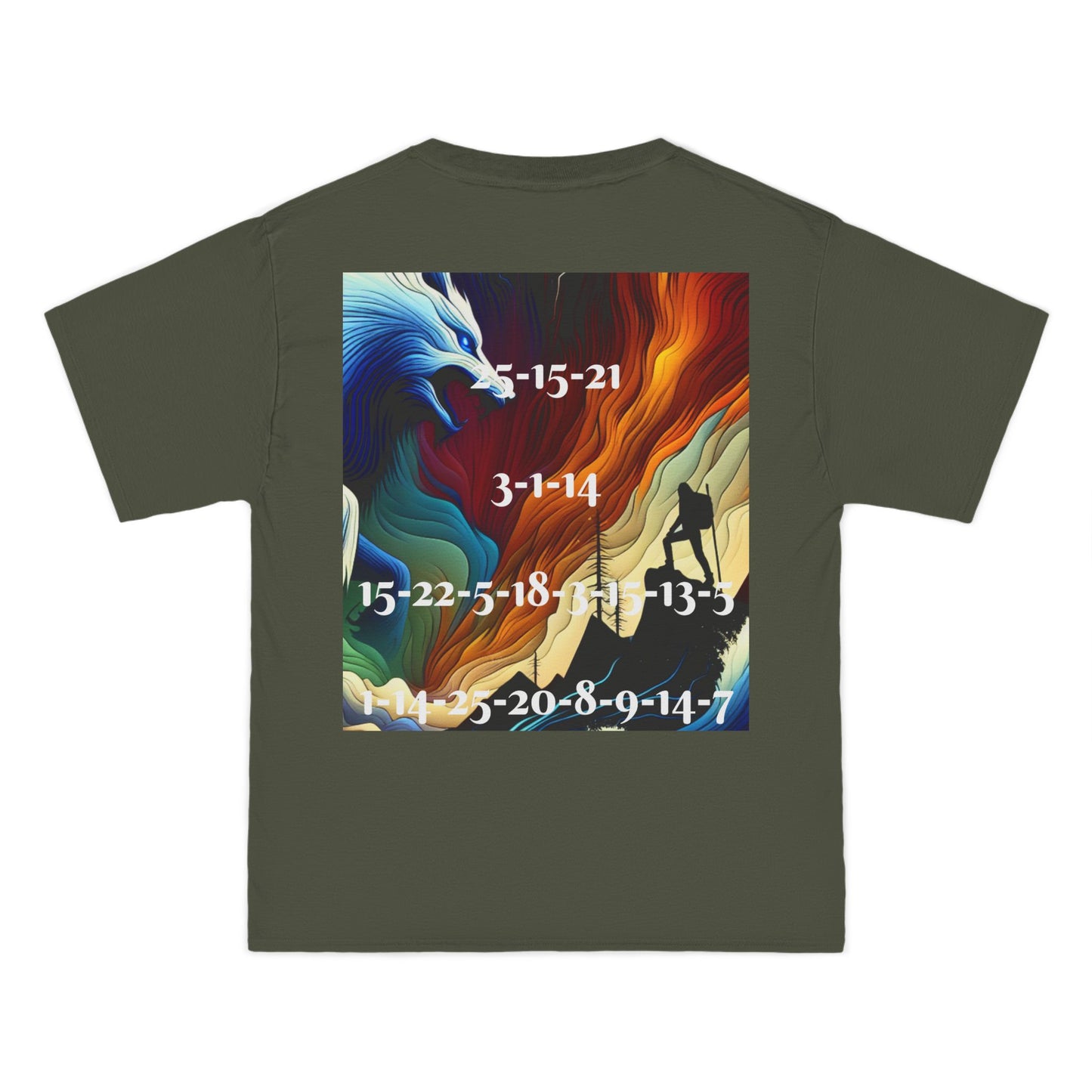 ENCODED | YOU CAN OVERCOME ANYTHING Unisex Beefy-T® short-sleeve T-shirt
