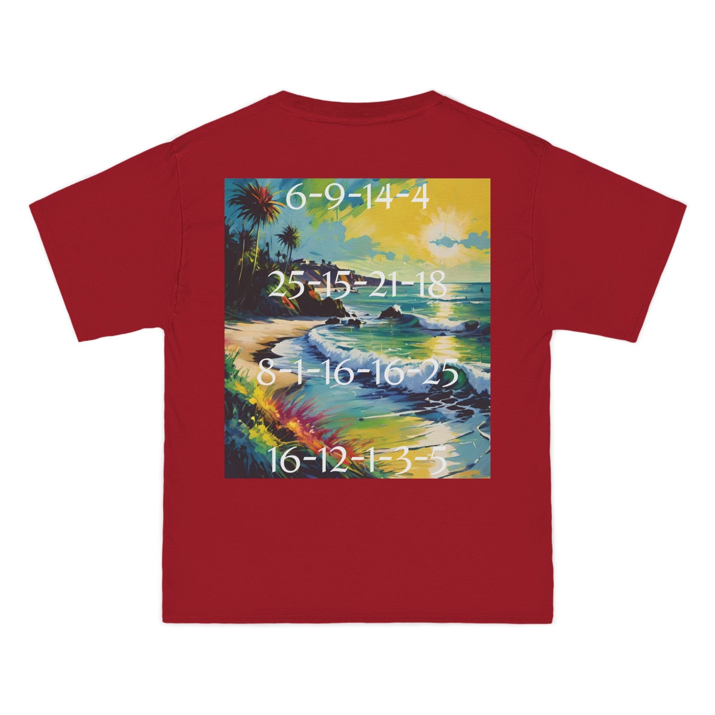 ENCODED | FIND YOUR HAPPY PLACE Unisex Beefy-T® Short-Sleeve T-Shirt