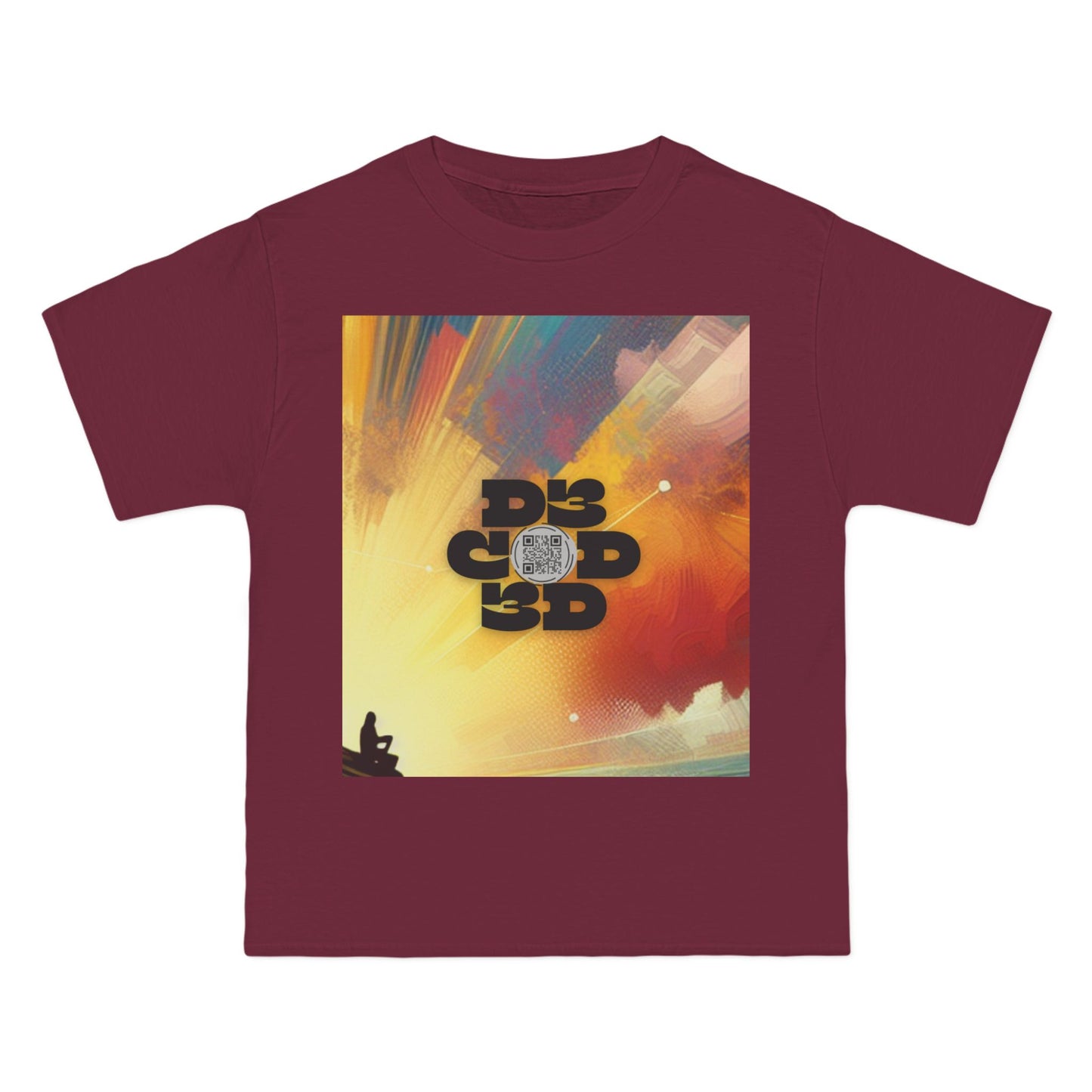 ENCODED | STAY ADVENTUROUS Unisex Beefy-T® Short-Sleeve T-Shirt