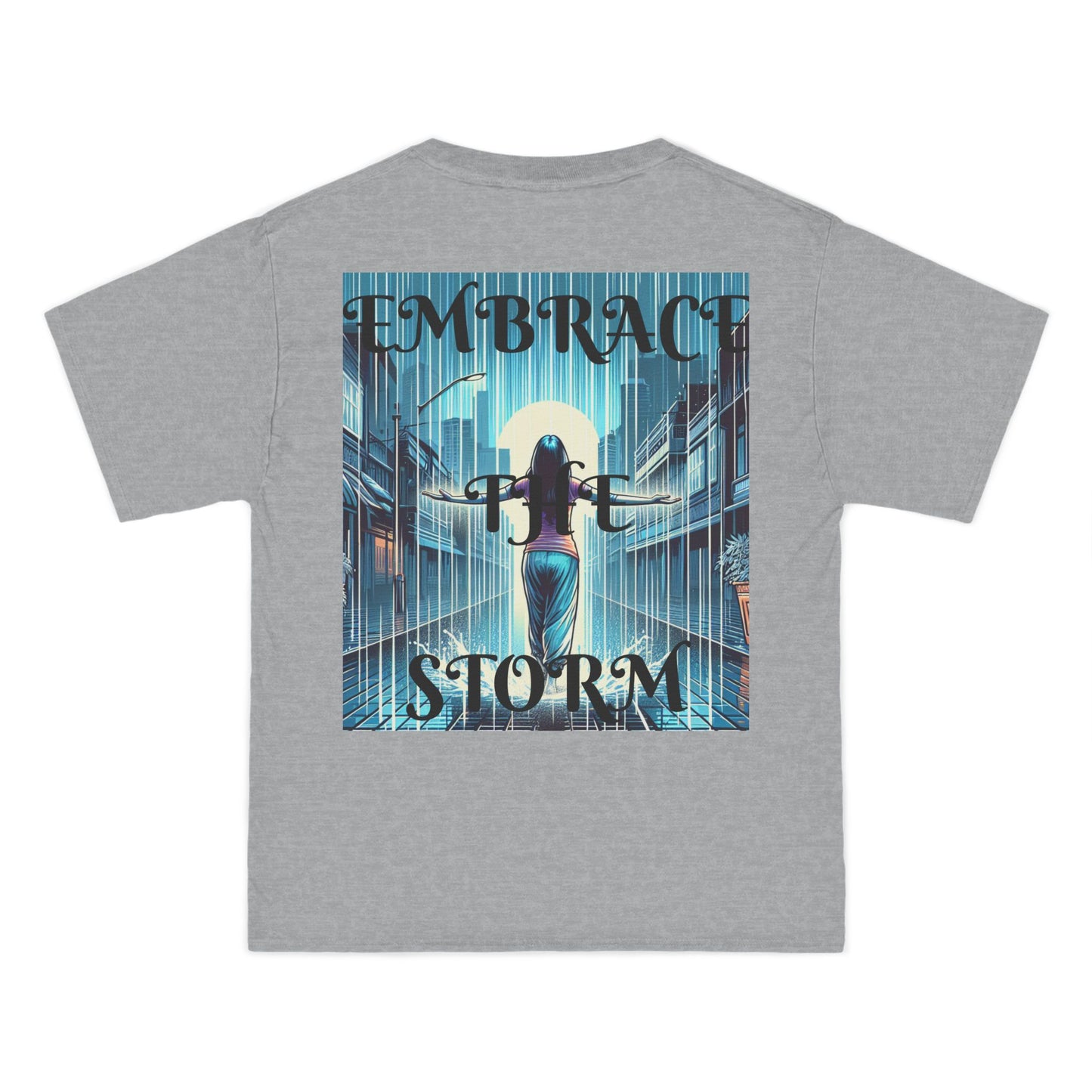 DECODED | EMBRACE THE STORM | Unisex Beefy-T® Short-Sleeve T-Shirt