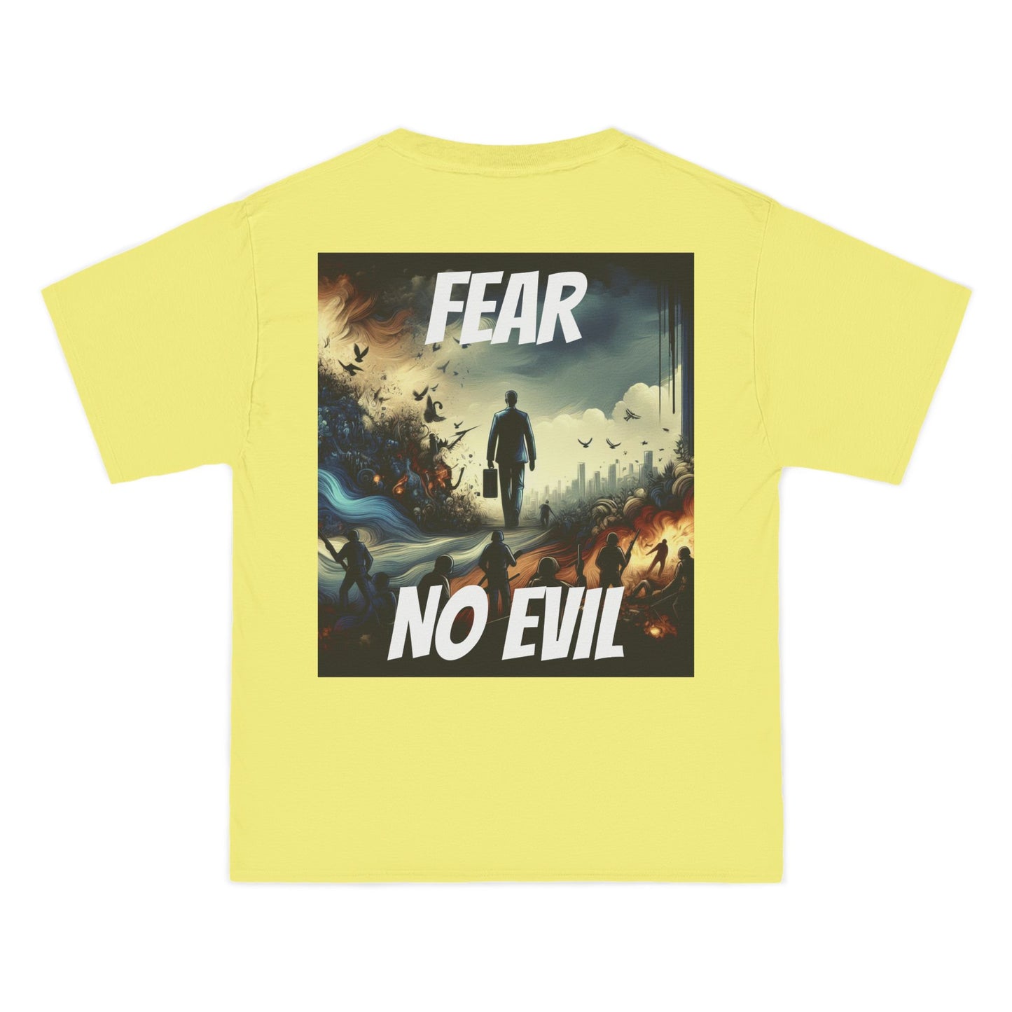 DECODED | FEAR NO EVIL | Unisex Beefy-T® Short-Sleeve T-Shirt
