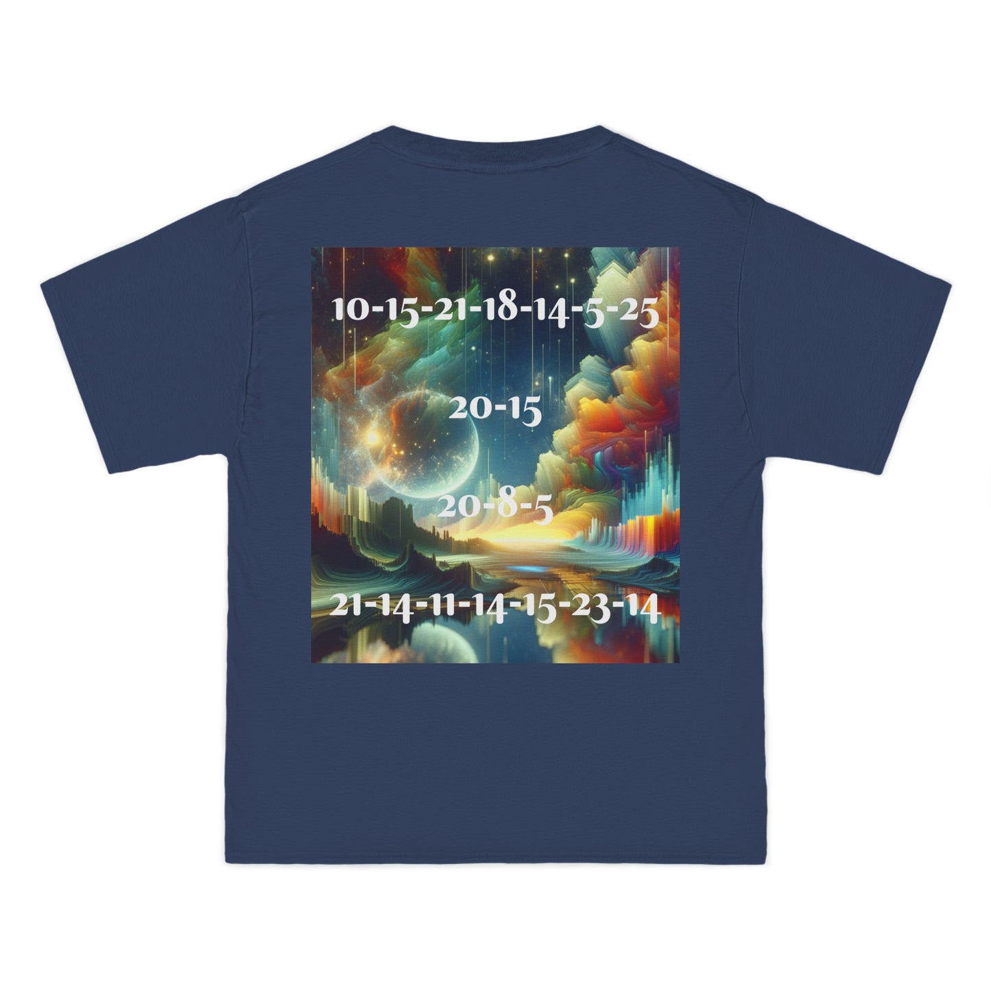 ENCODED | JOURNEY TO THE UNKNOWN Unisex Beefy-T® short-sleeve T-shirt
