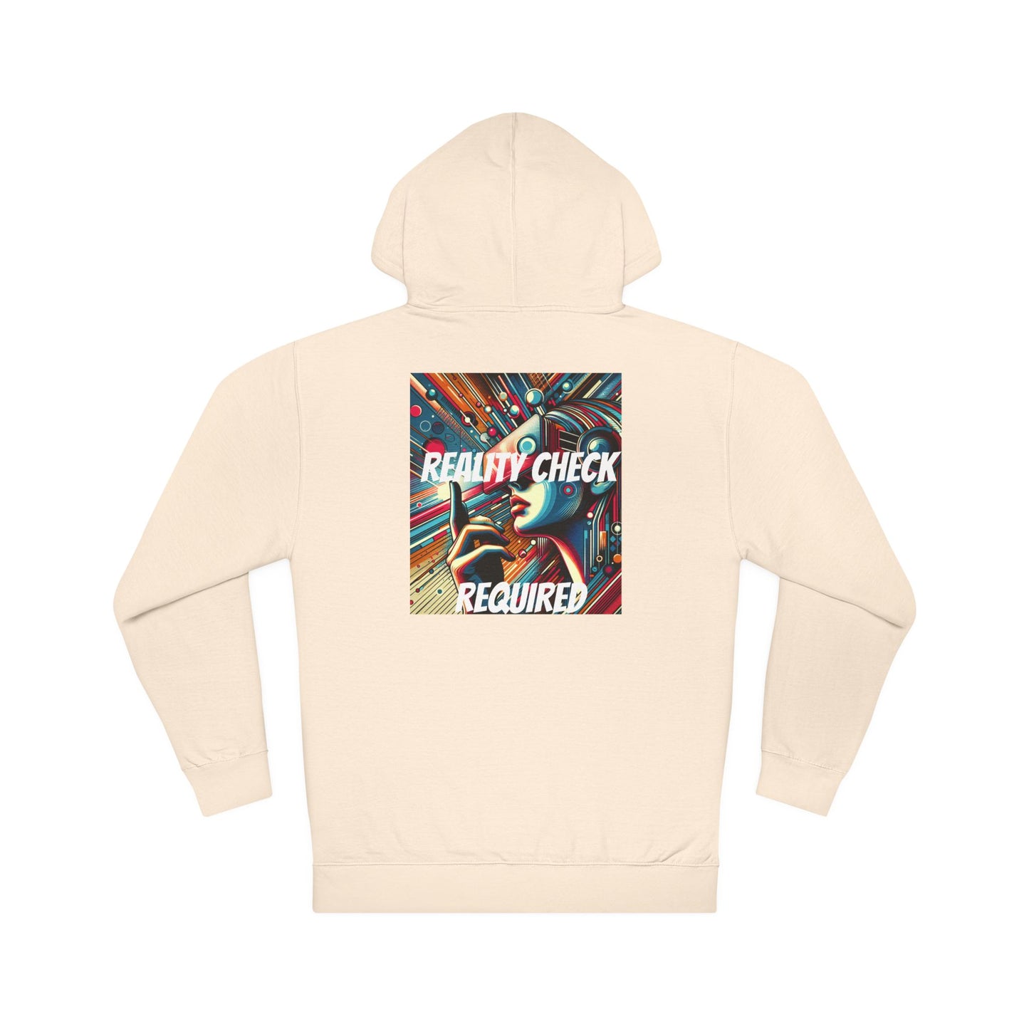 DECODED | REALITY CHECK REQUIRED | Unisex Hooded Sweatshirt