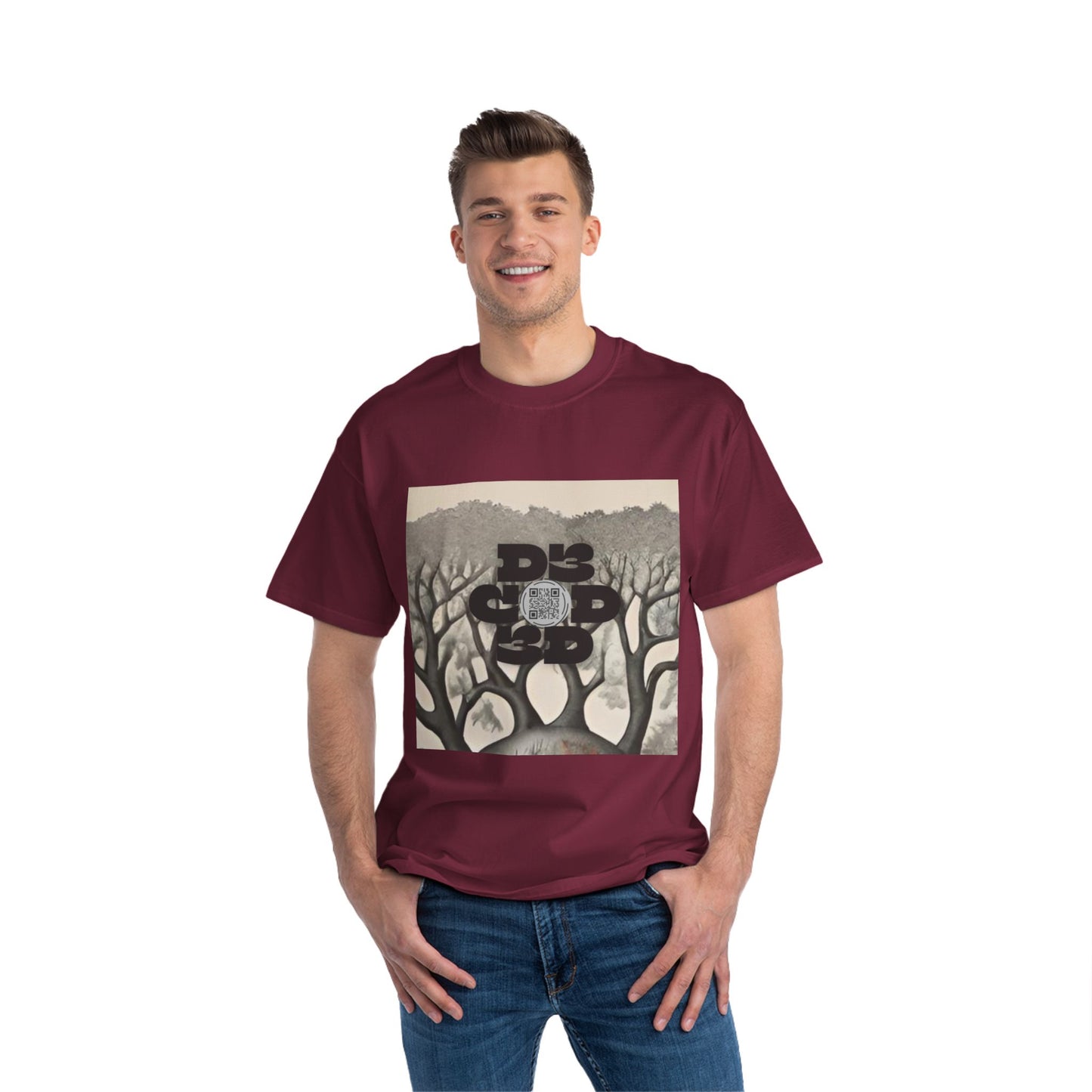 ENCODED | KEEP GROWING Unisex Beefy-T® short-sleeve T-shirt