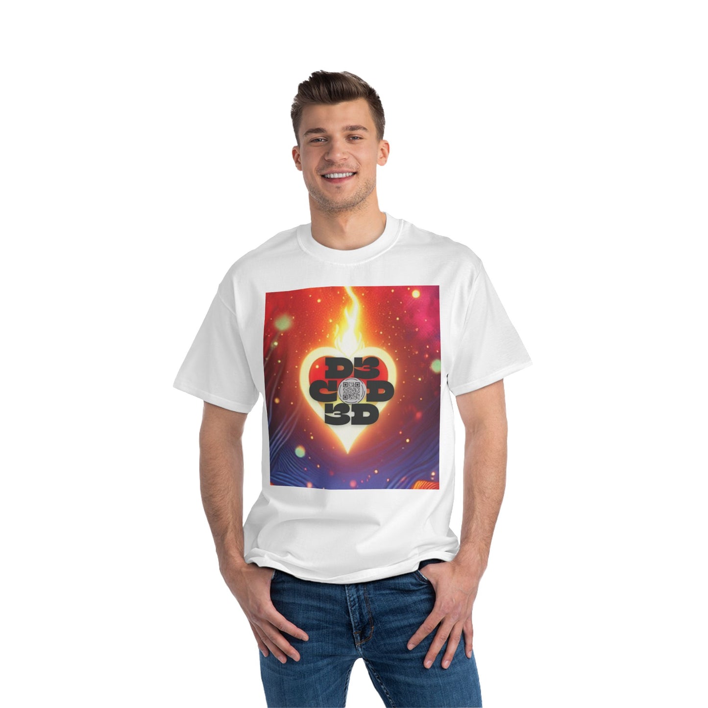 DECODED | FOLLOW YOUR HEART | Unisex Beefy-T® Short-Sleeve T-Shirt