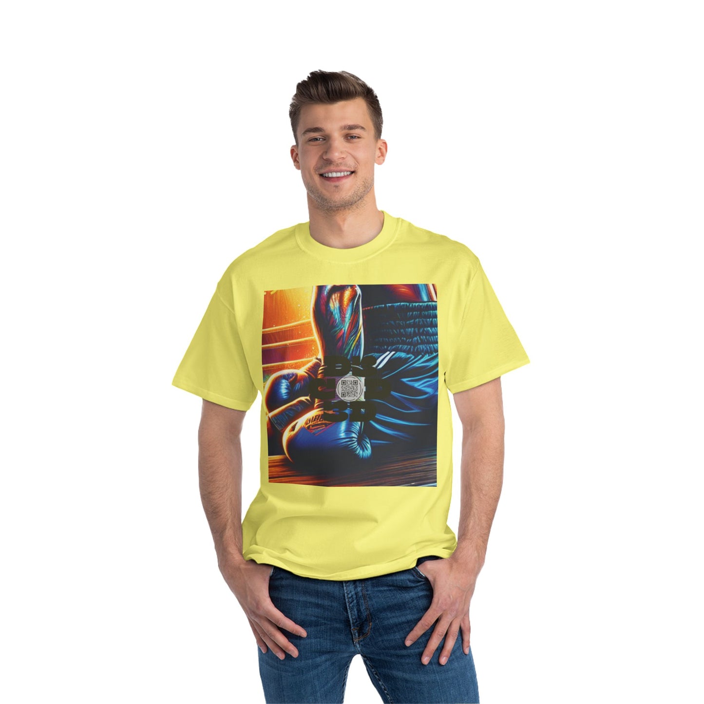 ENCODED | DEFY DEFEAT Unisex Beefy-T® Short-Sleeve T-Shirt