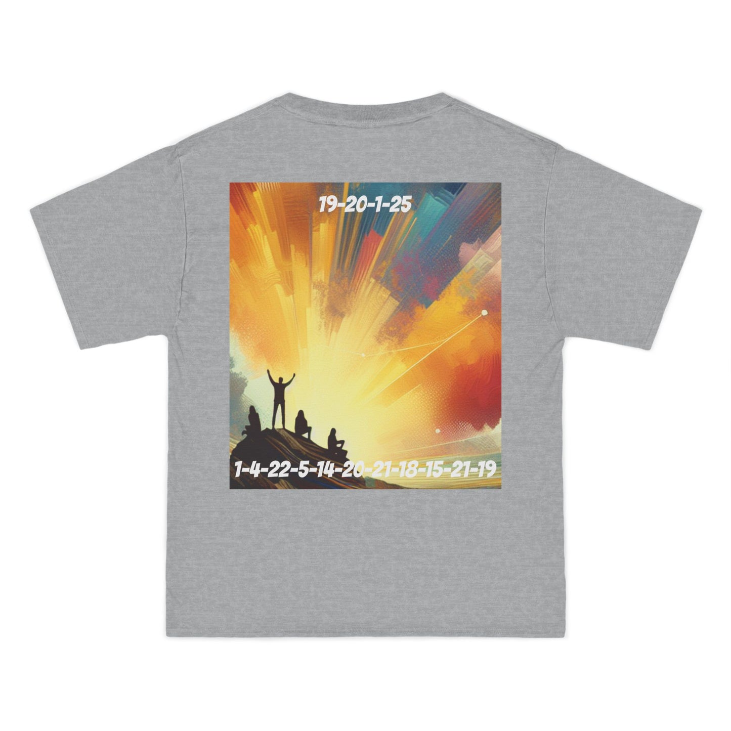 ENCODED | STAY ADVENTUROUS Unisex Beefy-T® Short-Sleeve T-Shirt