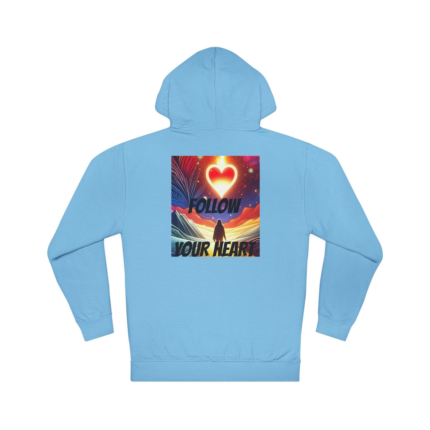 DECODED | FOLLOW YOUR HEART | Unisex Hooded Sweatshirt