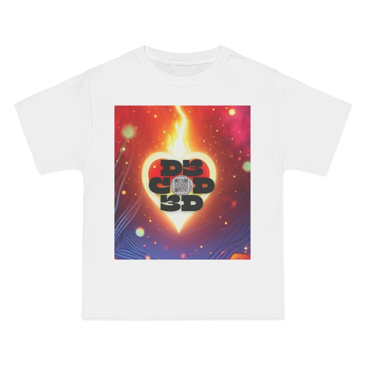 ENCODED | FOLLOW YOUR HEART Unisex Beefy-T® Short-Sleeve T-Shirt