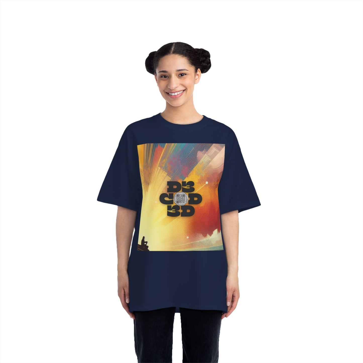 ENCODED | STAY ADVENTUROUS Unisex Beefy-T® Short-Sleeve T-Shirt