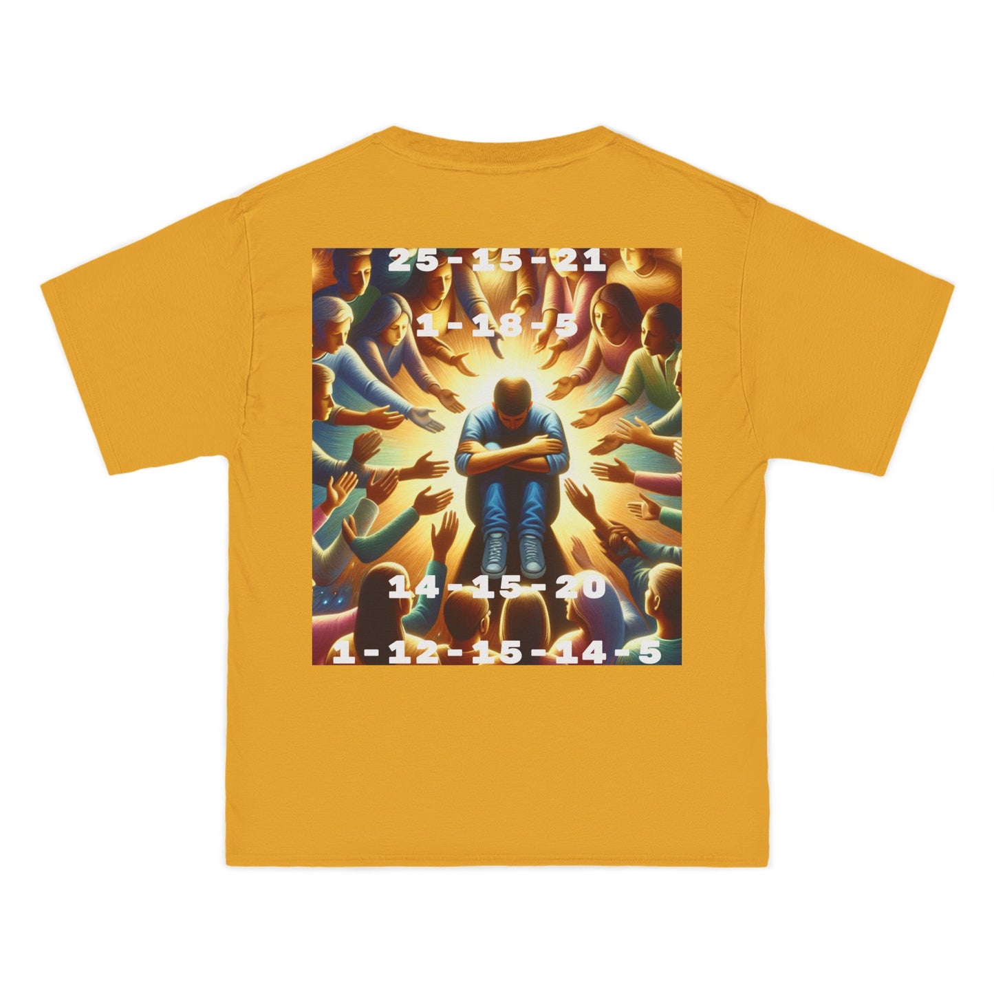 ENCODED | YOU ARE NOT ALONE Unisex Beefy-T® short-sleeve T-shirt