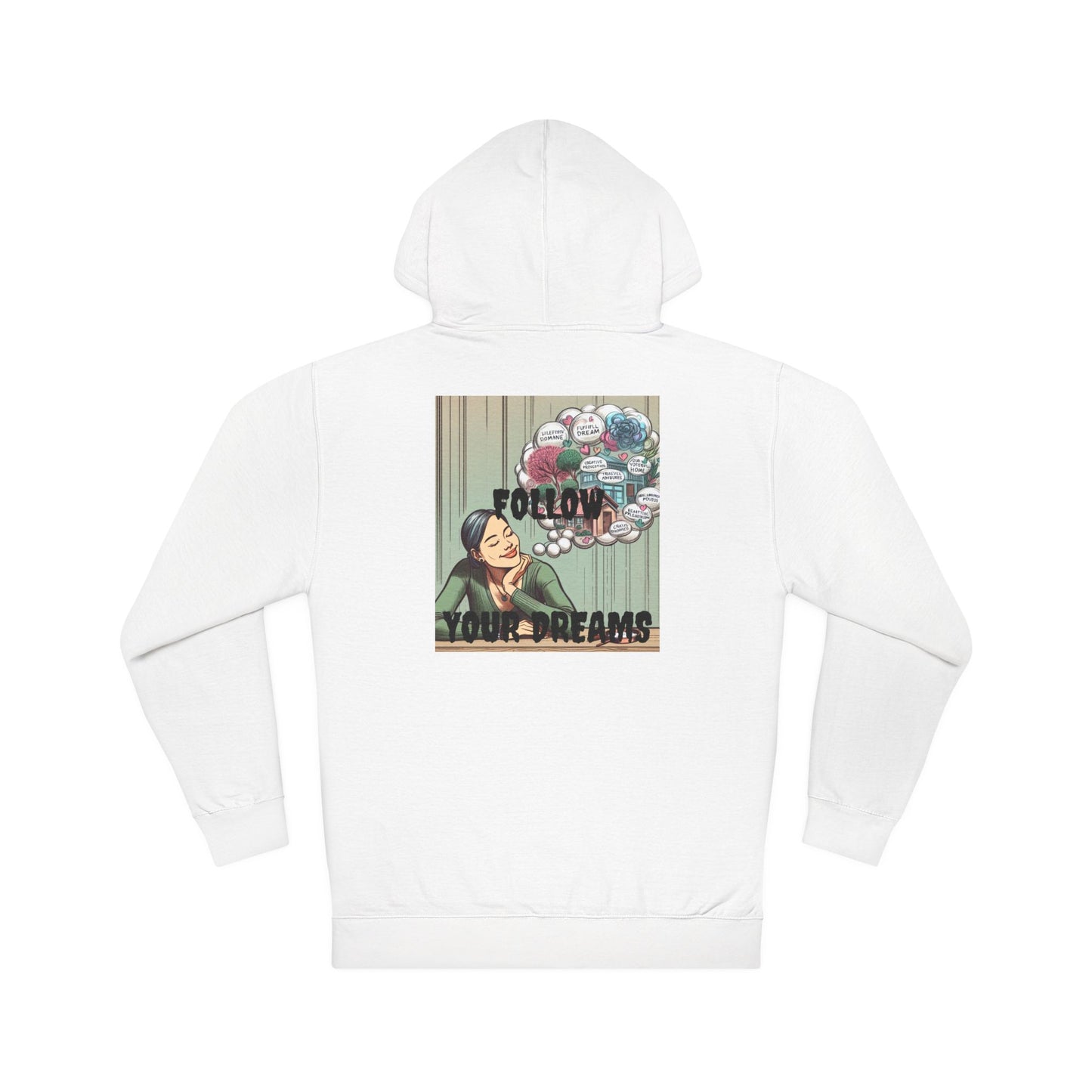 DECODED | FOLLOW YOUR DREAMS | Unisex Hooded Sweatshirt