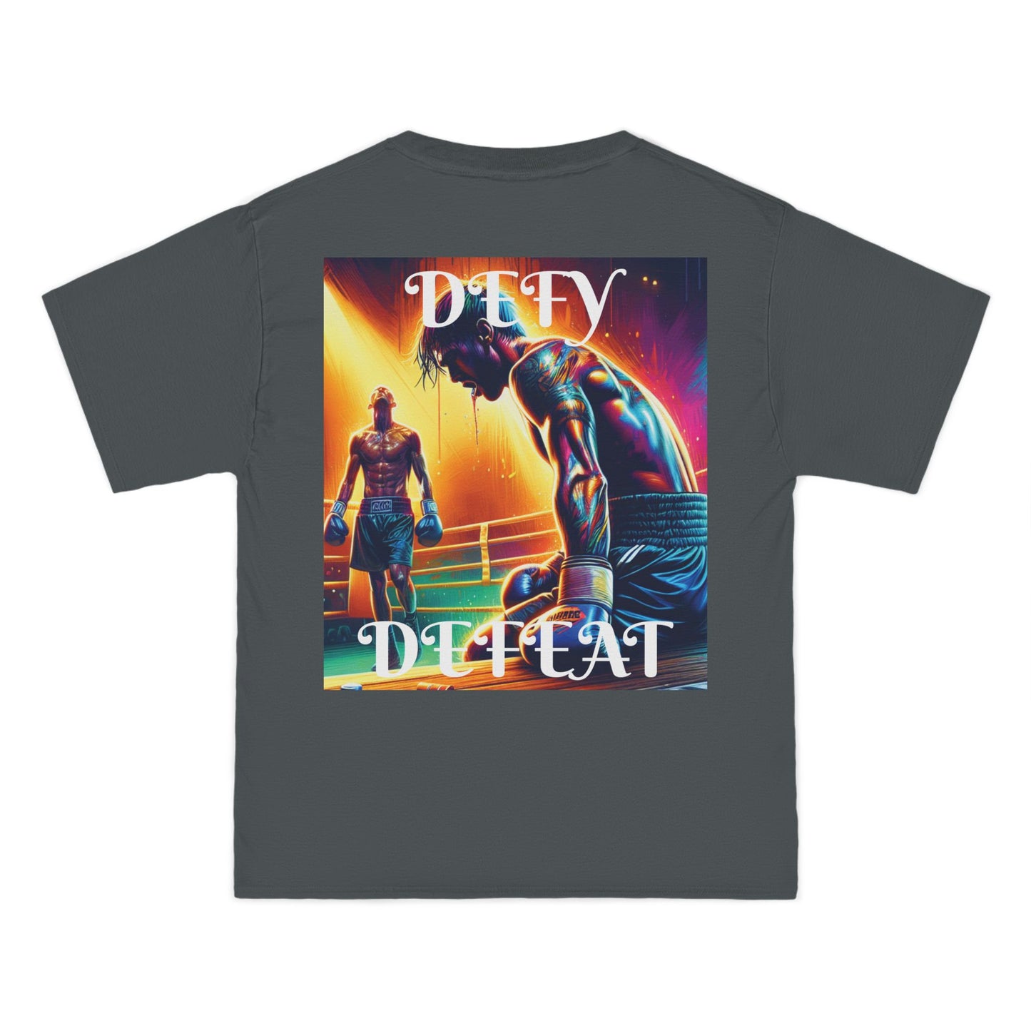 DECODED | DEFY DEFEAT | Unisex Beefy-T® Short-Sleeve T-Shirt