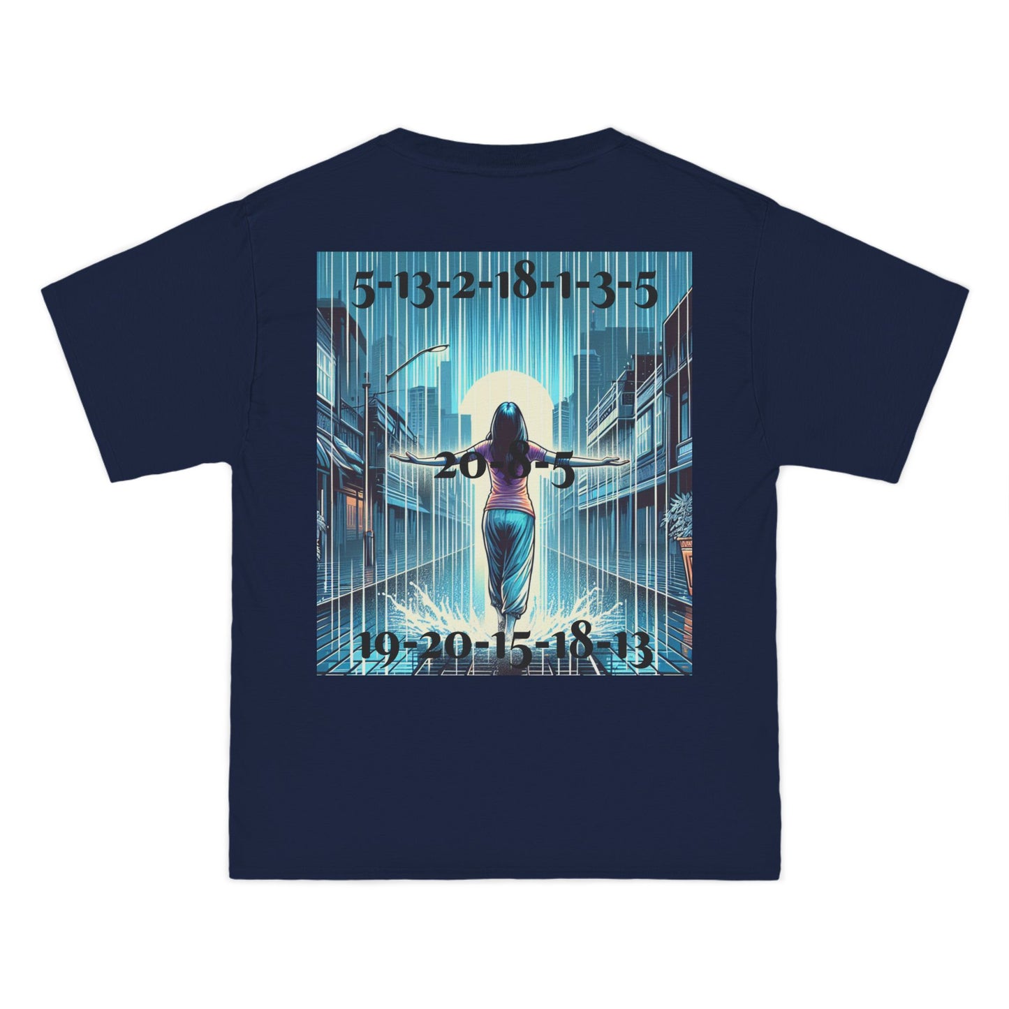 ENCODED | EMBRACE THE STORM Unisex Beefy-T® Short-Sleeve T-Shirt