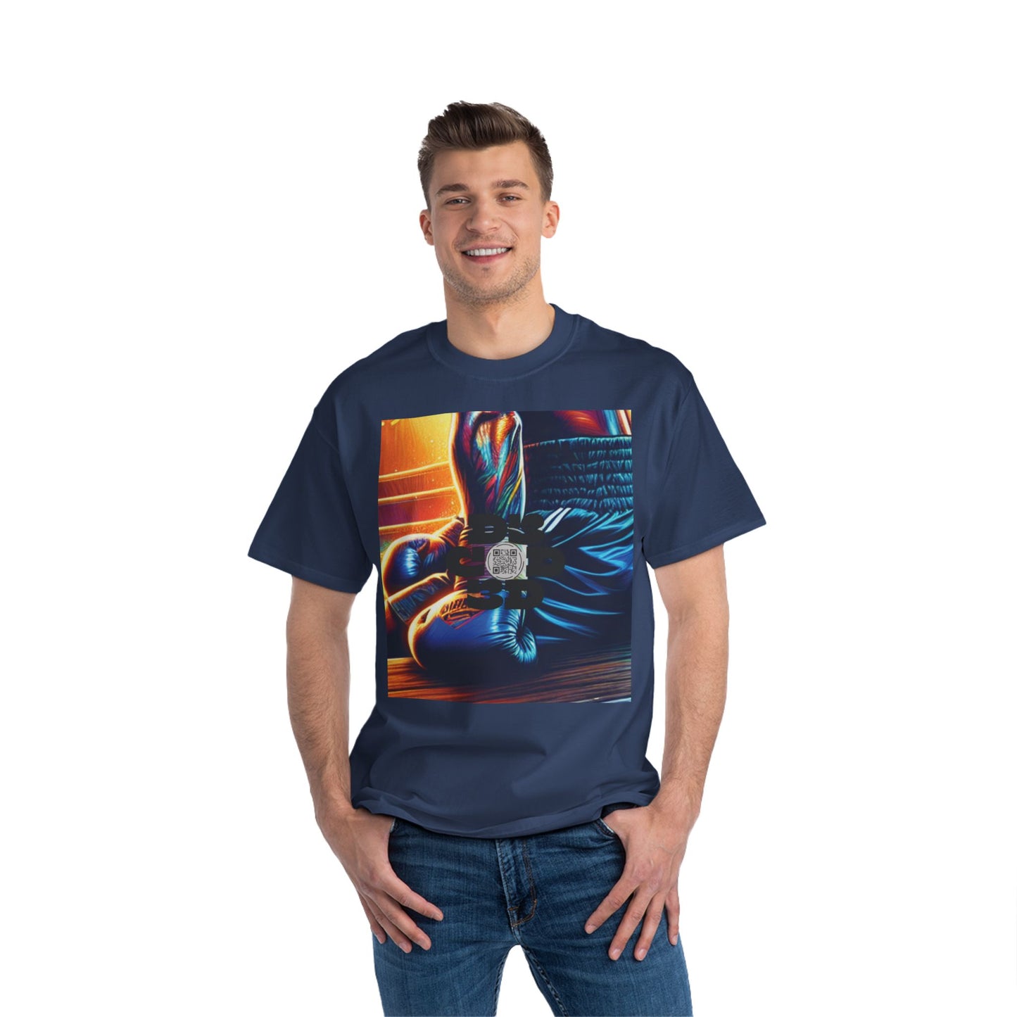 ENCODED | DEFY DEFEAT Unisex Beefy-T® Short-Sleeve T-Shirt