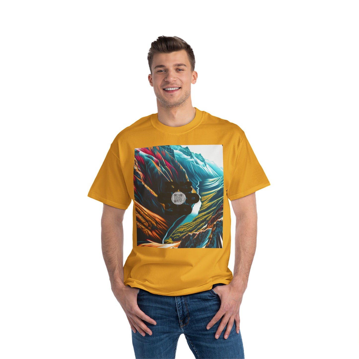 ENCODED | GO BEYOND Unisex Beefy-T® Short-Sleeve T-Shirt