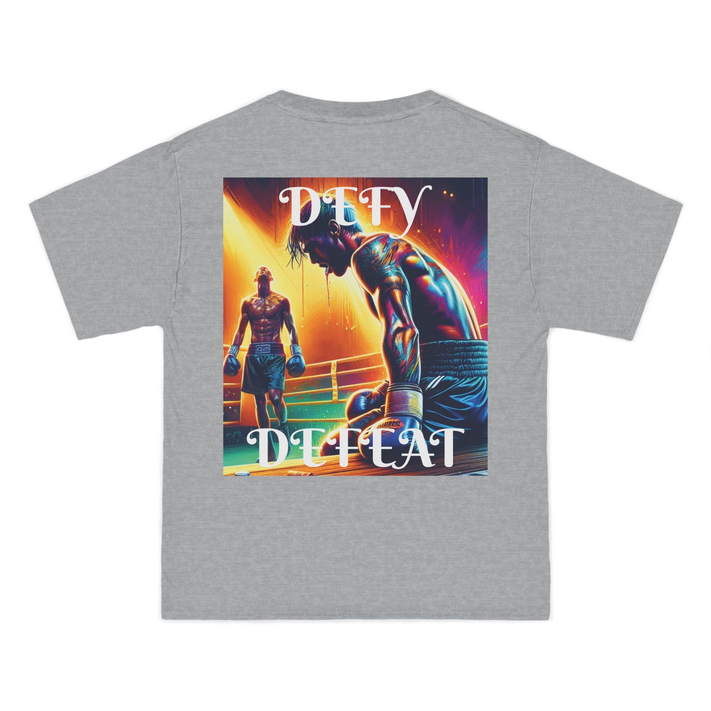 DECODED | DEFY DEFEAT | Unisex Beefy-T® Short-Sleeve T-Shirt