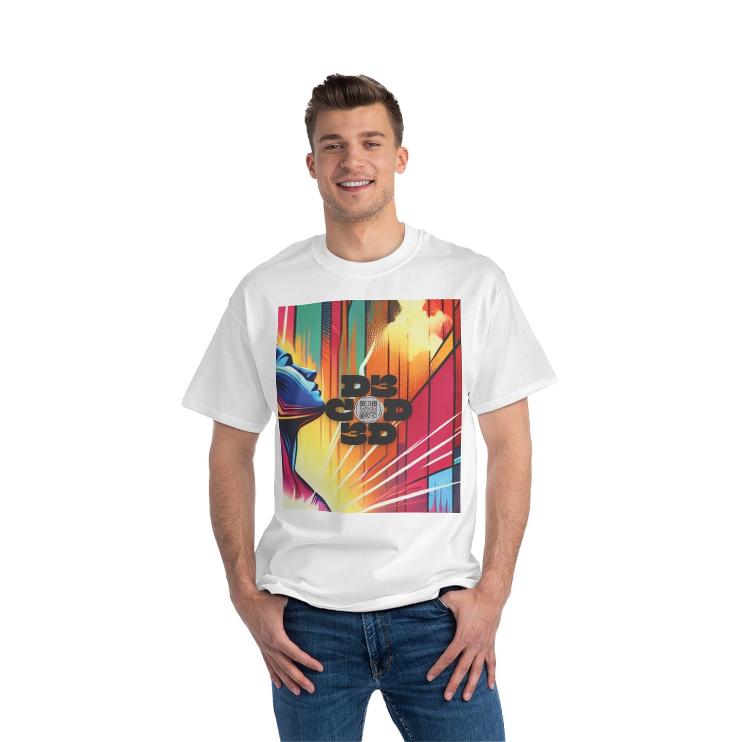 ENCODED | YOU HOLD THE POWER Unisex Beefy-T® Short-Sleeve T-Shirt