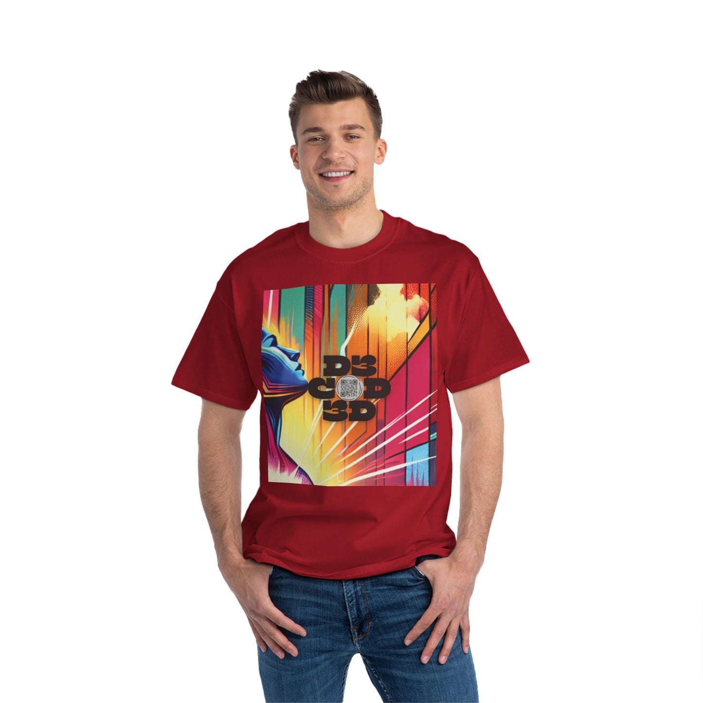 ENCODED | YOU HOLD THE POWER Unisex Beefy-T® Short-Sleeve T-Shirt