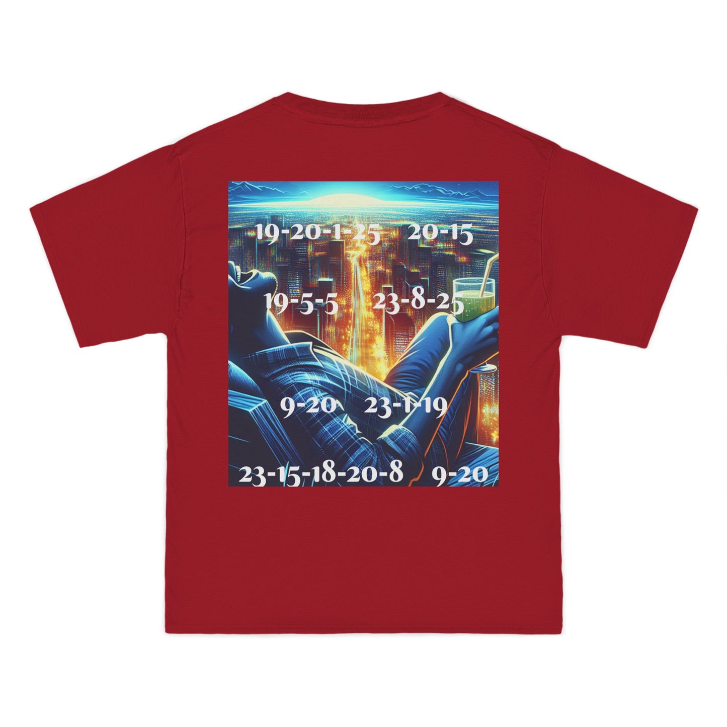 ENCODED | STAY TO SEE WHY IT WAS WORTH IT Unisex Beefy-T® short-sleeve T-Shirt