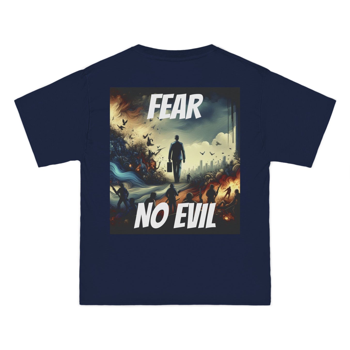DECODED | FEAR NO EVIL | Unisex Beefy-T® Short-Sleeve T-Shirt