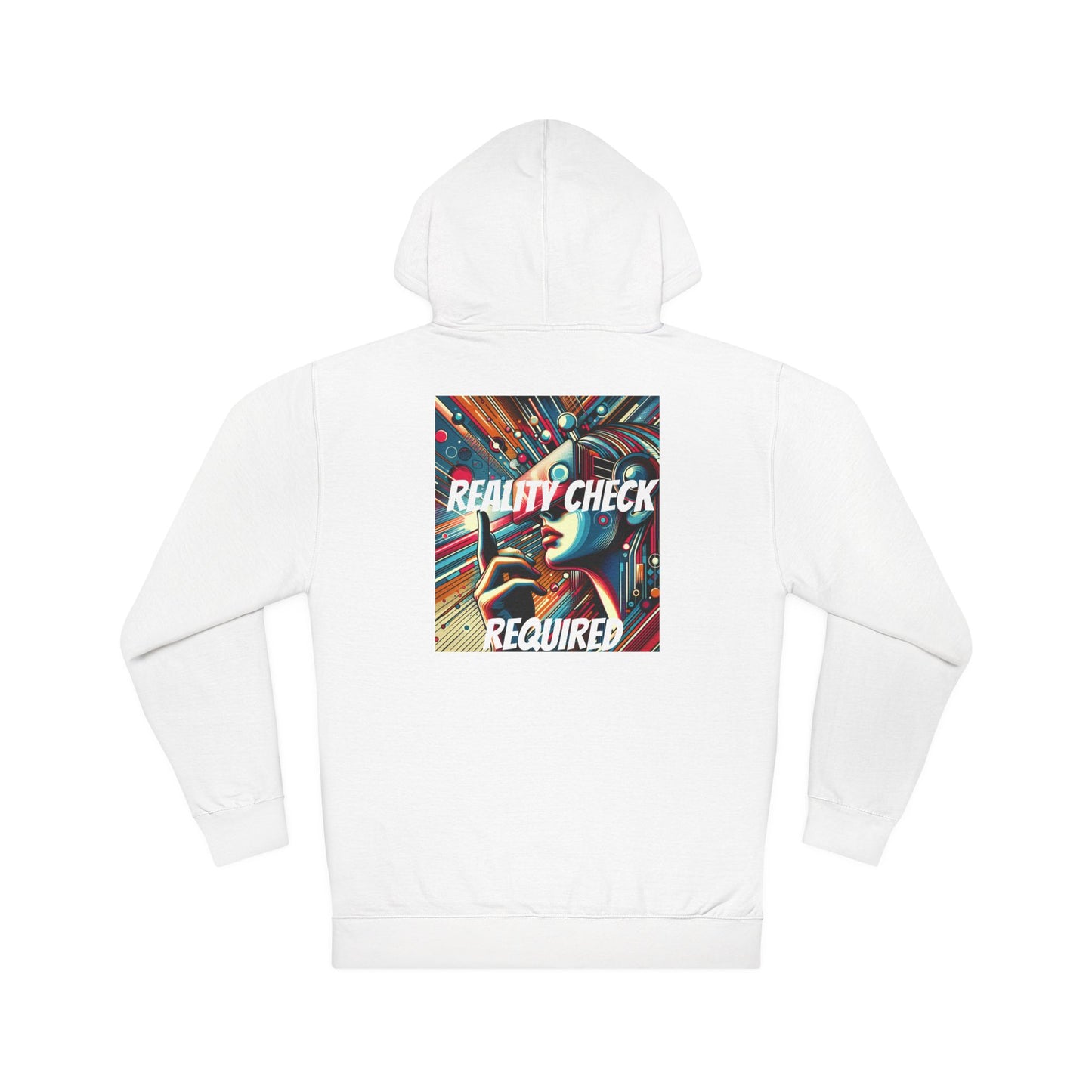 DECODED | REALITY CHECK REQUIRED | Unisex Hooded Sweatshirt