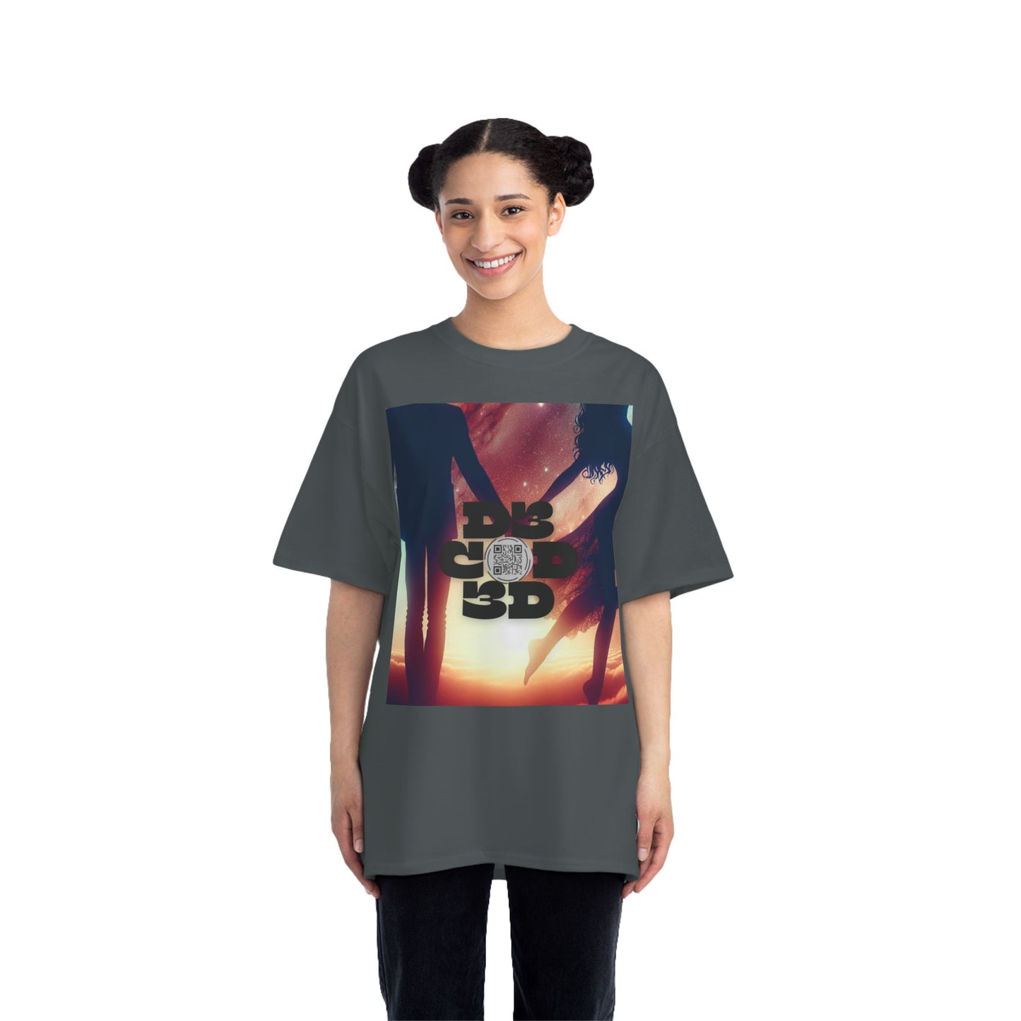 ENCODED | LOVE AND BE LOVED Unisex Beefy-T® short-sleeve T-shirt