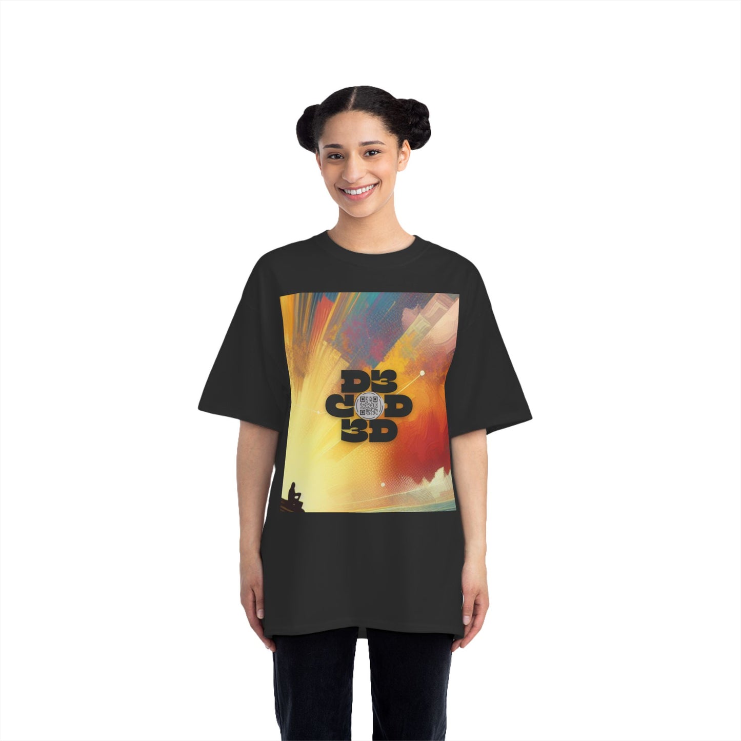 ENCODED | STAY ADVENTUROUS Unisex Beefy-T® Short-Sleeve T-Shirt
