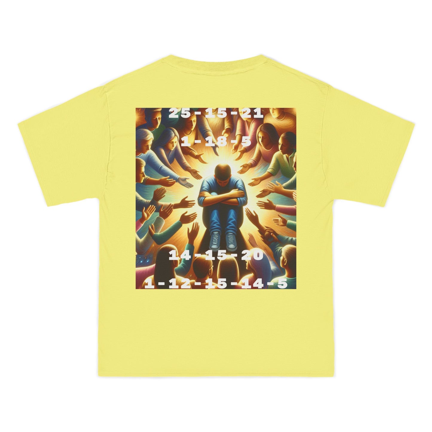 ENCODED | YOU ARE NOT ALONE Unisex Beefy-T® short-sleeve T-shirt