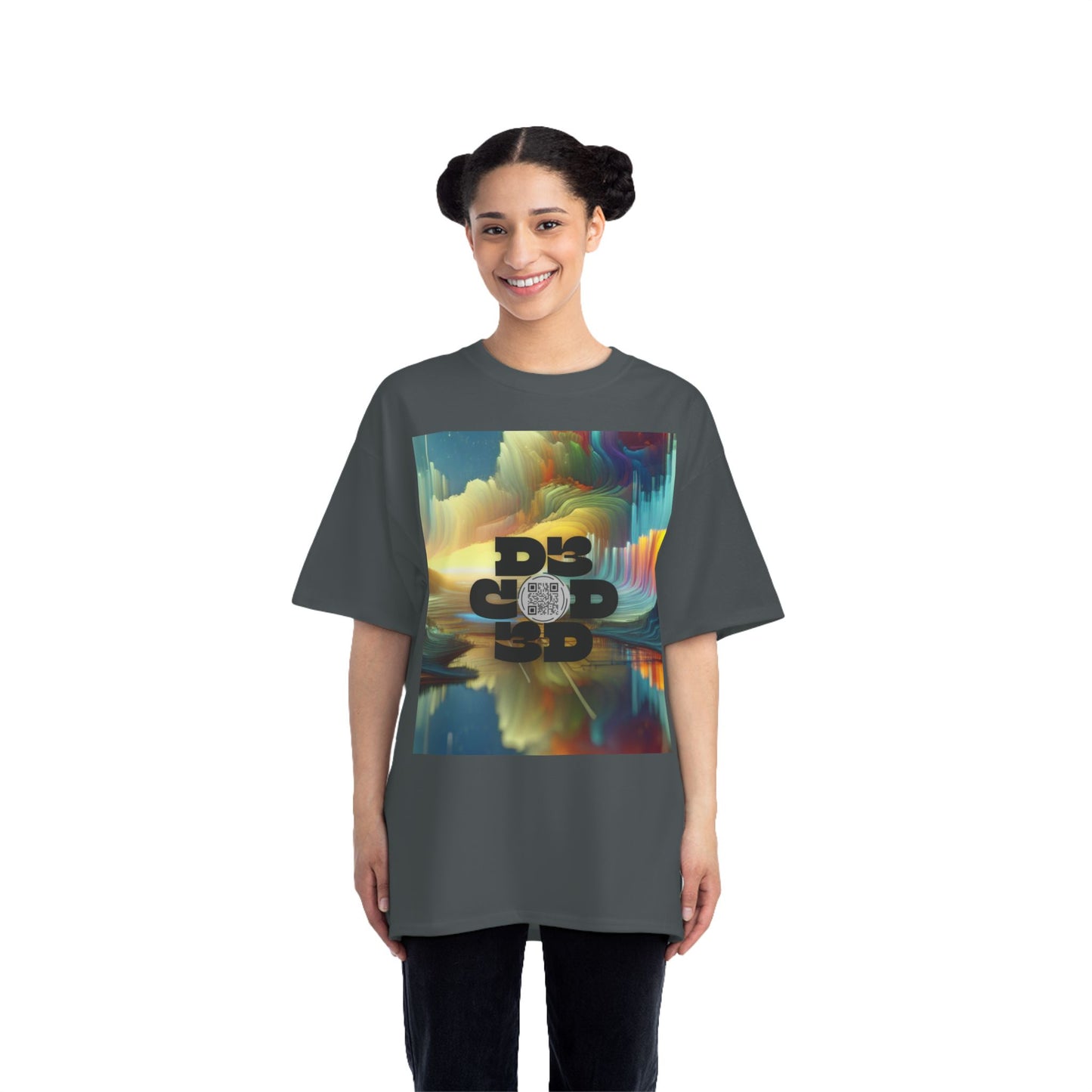 ENCODED | JOURNEY TO THE UNKNOWN Unisex Beefy-T® short-sleeve T-shirt