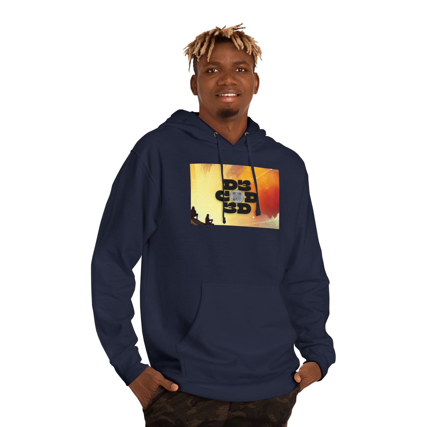 NO CODE | STAY ADVENTUROUS | Unisex Hooded Sweatshirt
