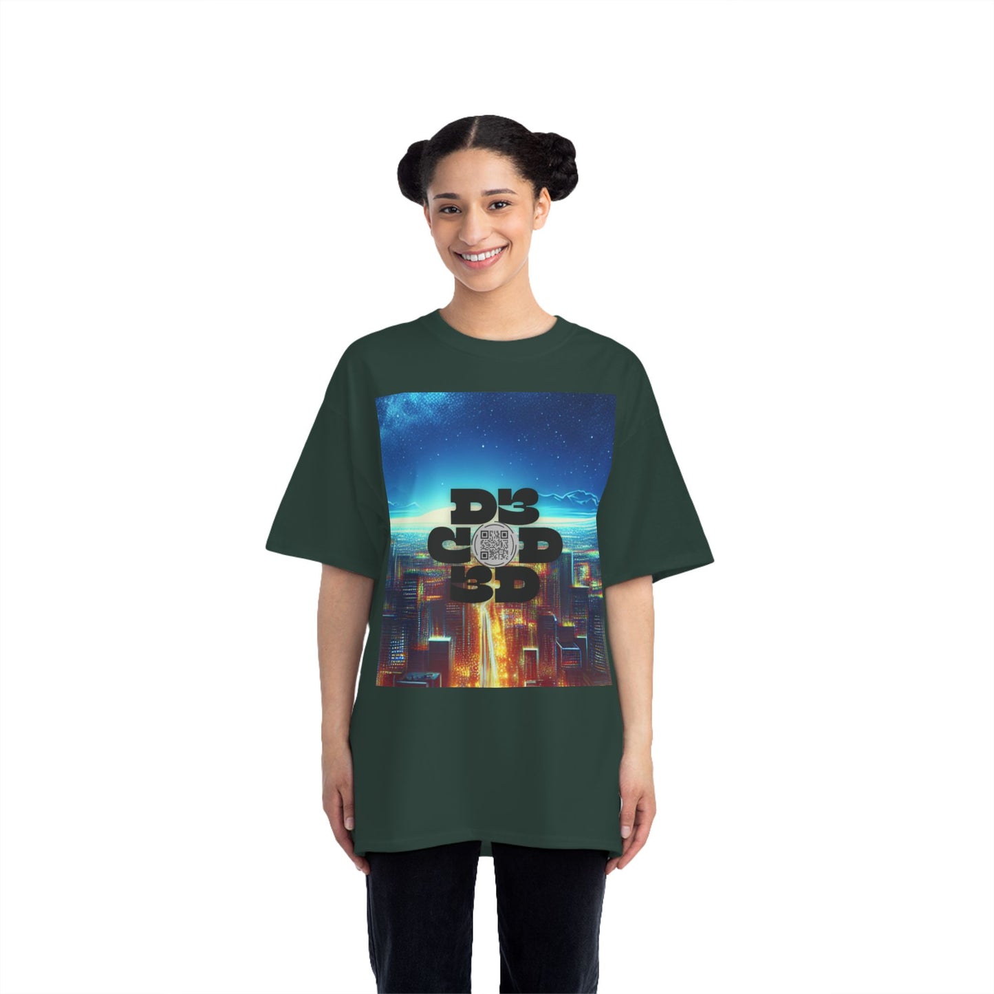 ENCODED | STAY TO SEE WHY IT WAS WORTH IT Unisex Beefy-T® short-sleeve T-Shirt