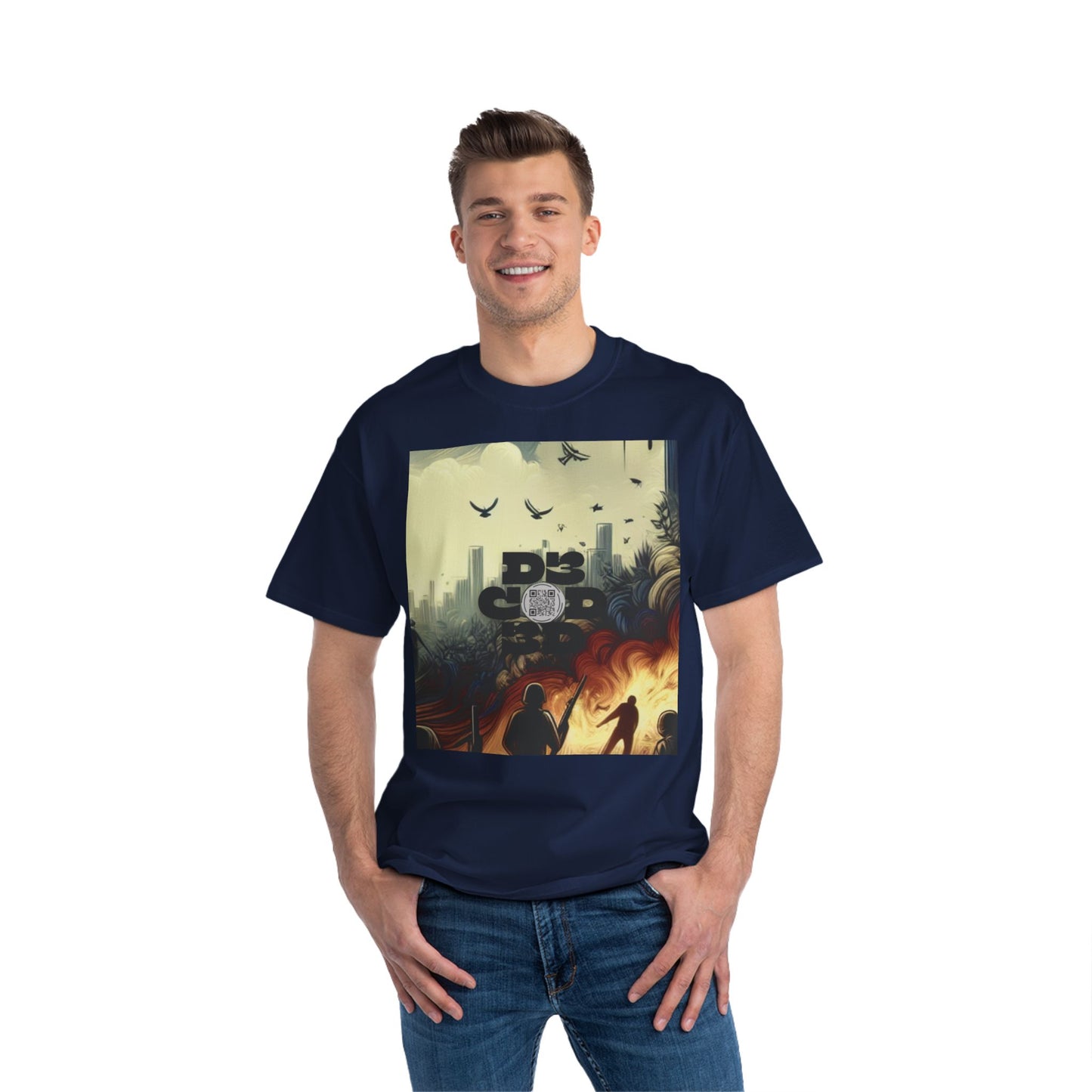 DECODED | FEAR NO EVIL | Unisex Beefy-T® Short-Sleeve T-Shirt