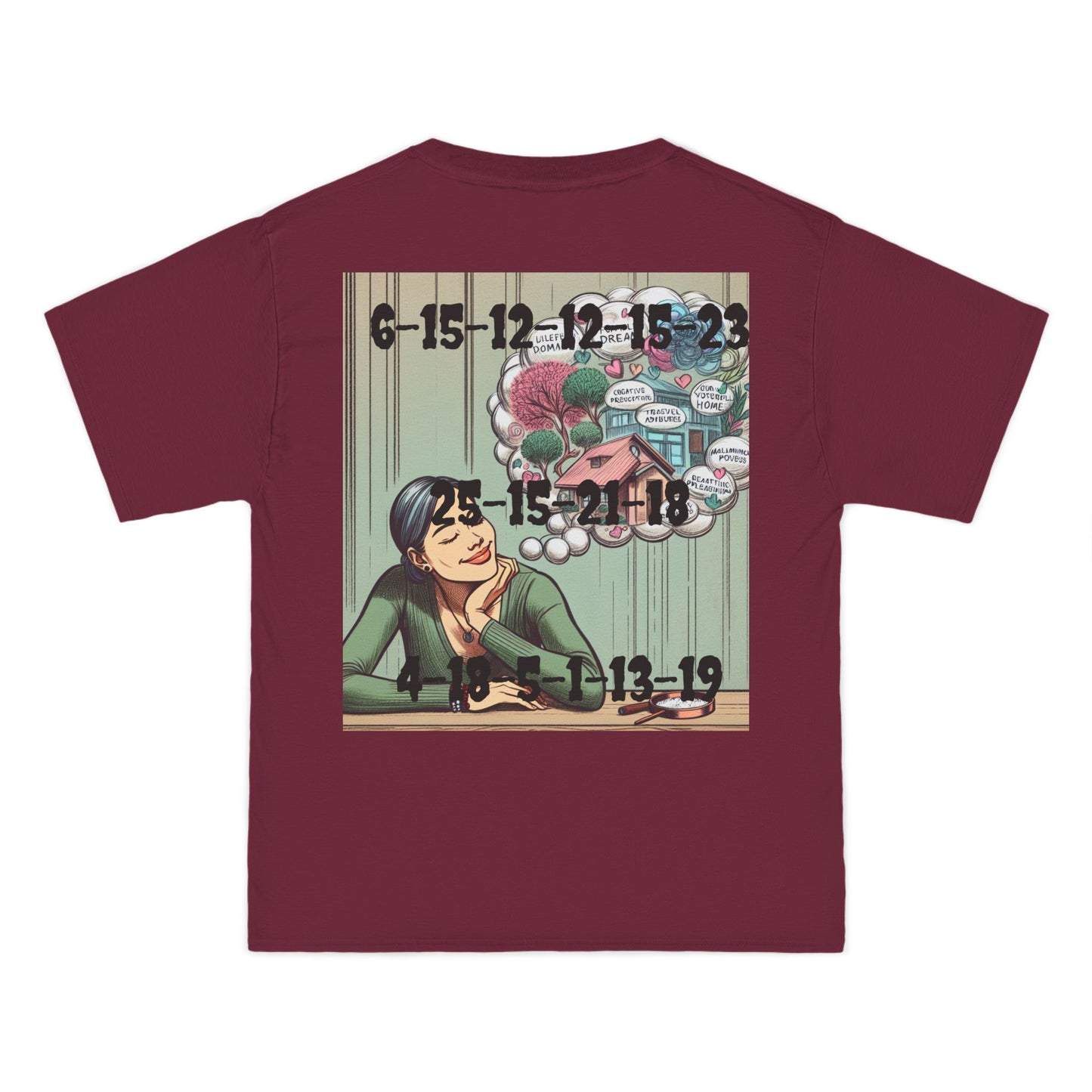 ENCODED | FOLLOW YOUR DREAMS Unisex Beefy-T® short-sleeve T-shirt