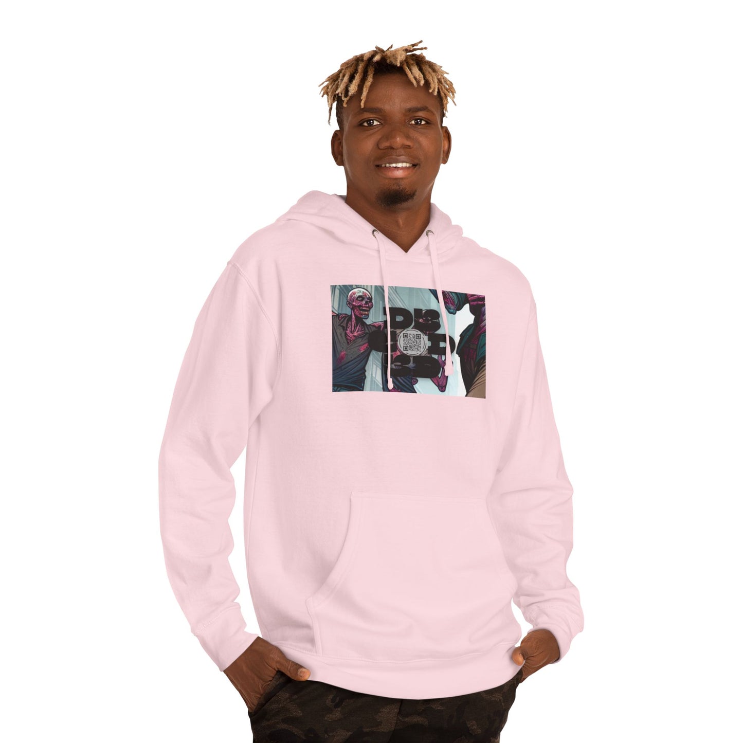 NO CODE | LOVE CONQUERS ALL Unisex Hooded Sweatshirt