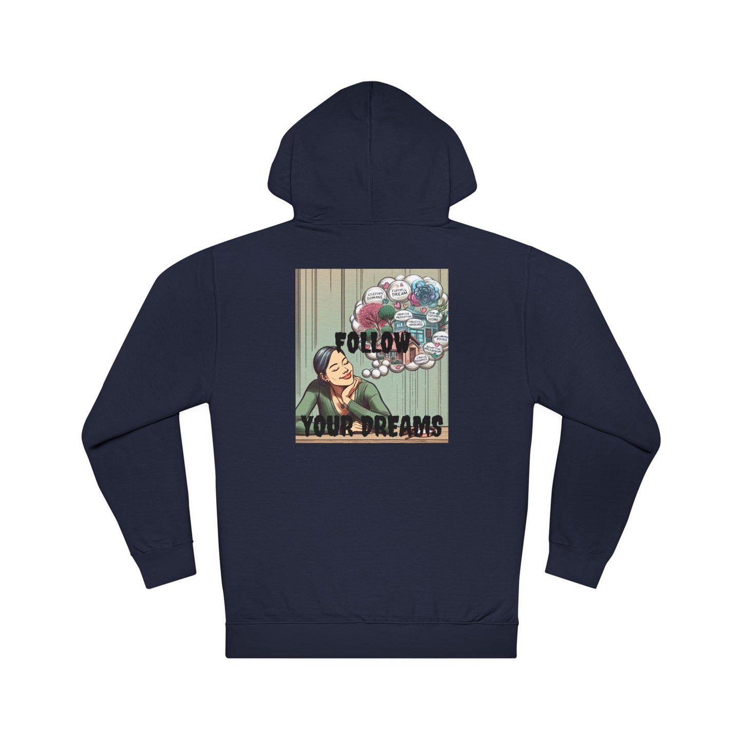 DECODED | FOLLOW YOUR DREAMS | Unisex Hooded Sweatshirt