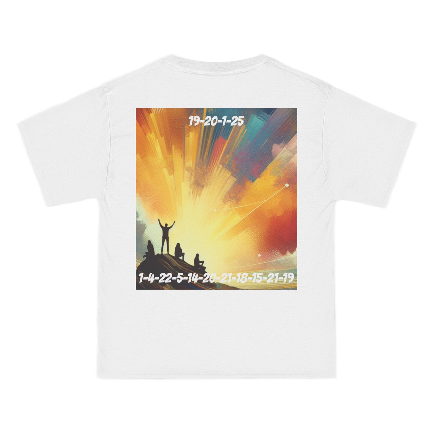 ENCODED | STAY ADVENTUROUS Unisex Beefy-T® Short-Sleeve T-Shirt