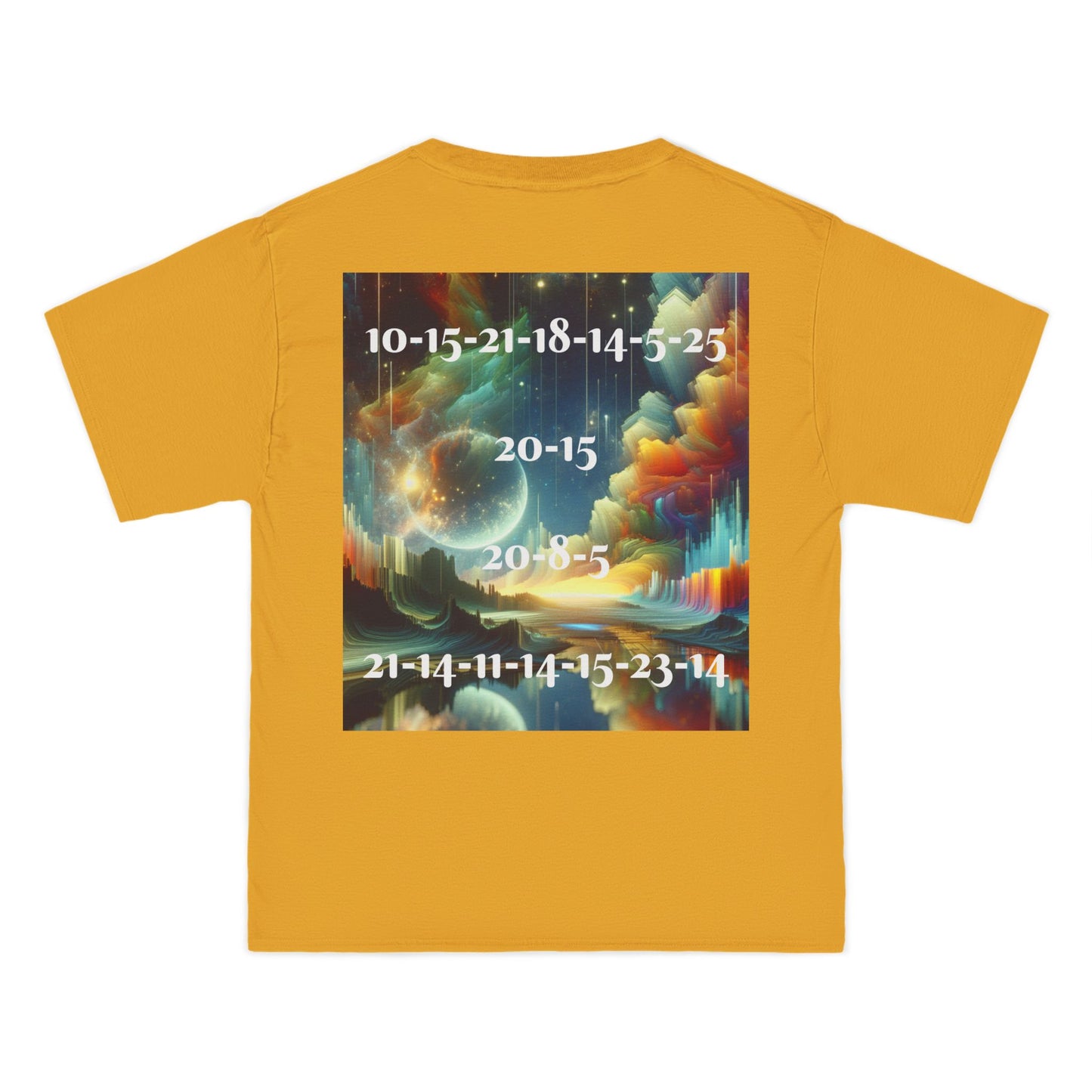 ENCODED | JOURNEY TO THE UNKNOWN Unisex Beefy-T® short-sleeve T-shirt